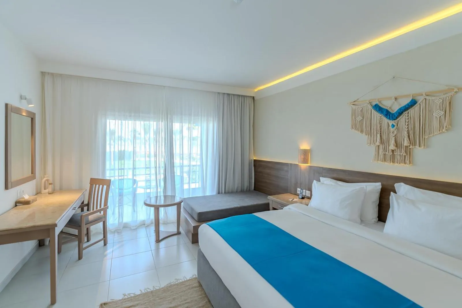 Bed in Casa Blue Resort