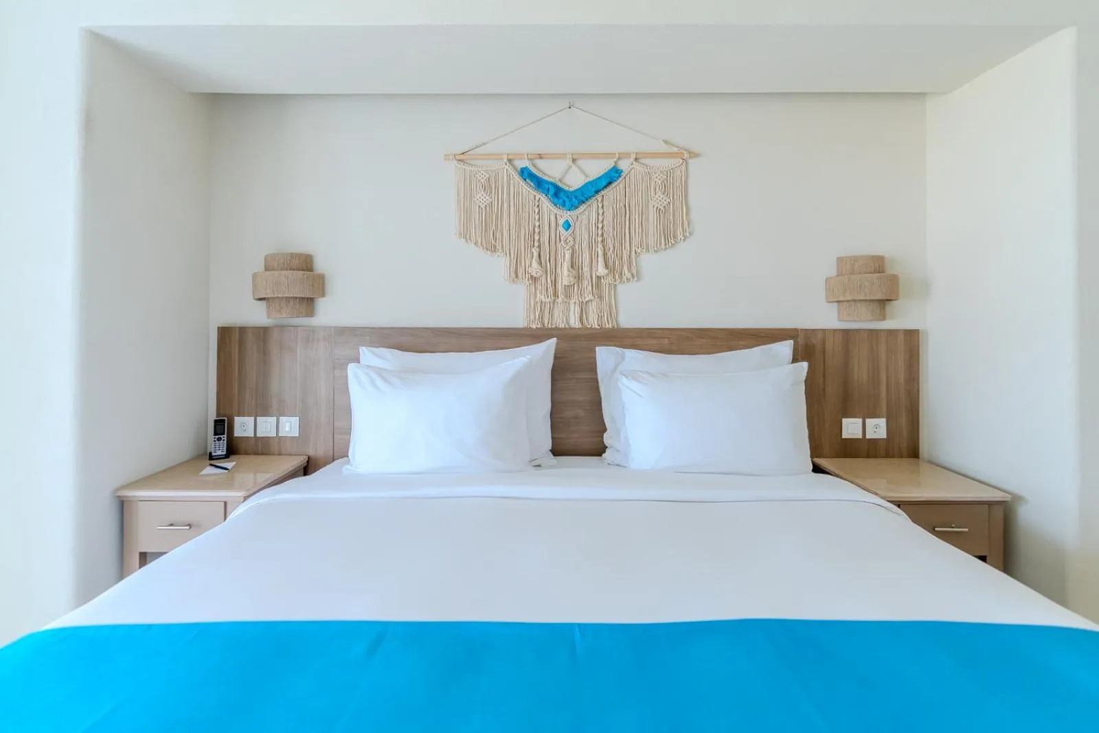 Bed in Casa Blue Resort
