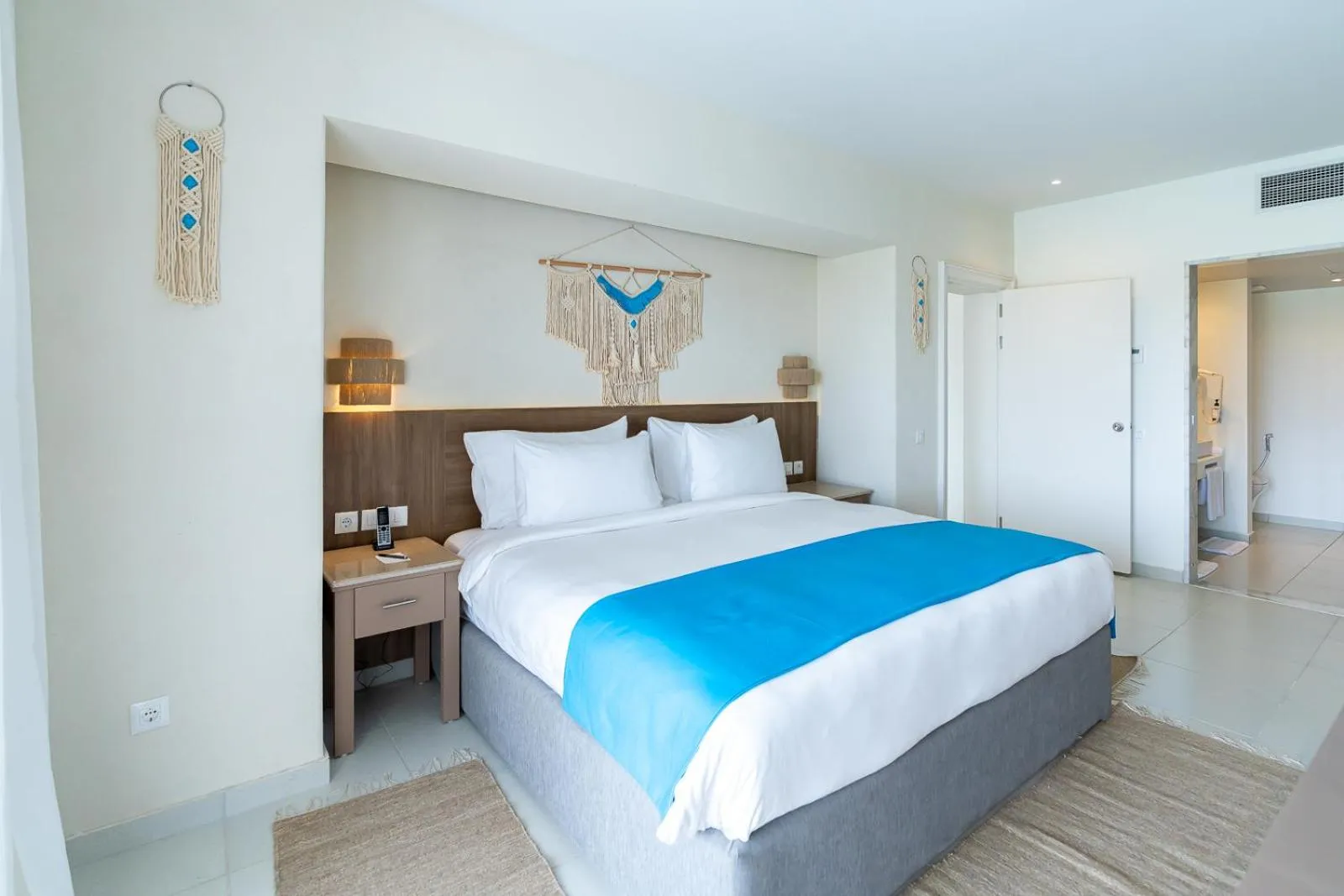 Bed in Casa Blue Resort