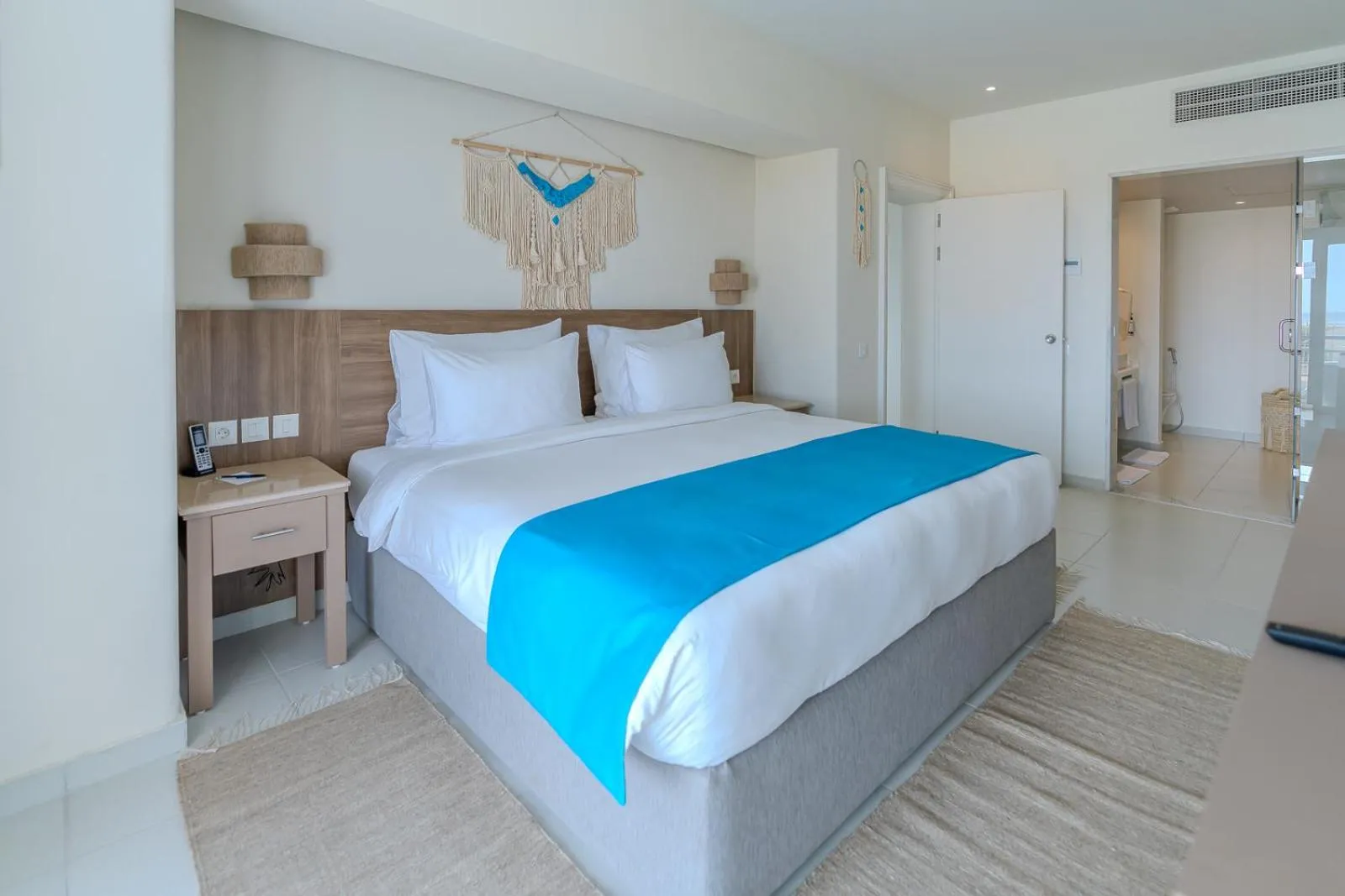 Bed in Casa Blue Resort