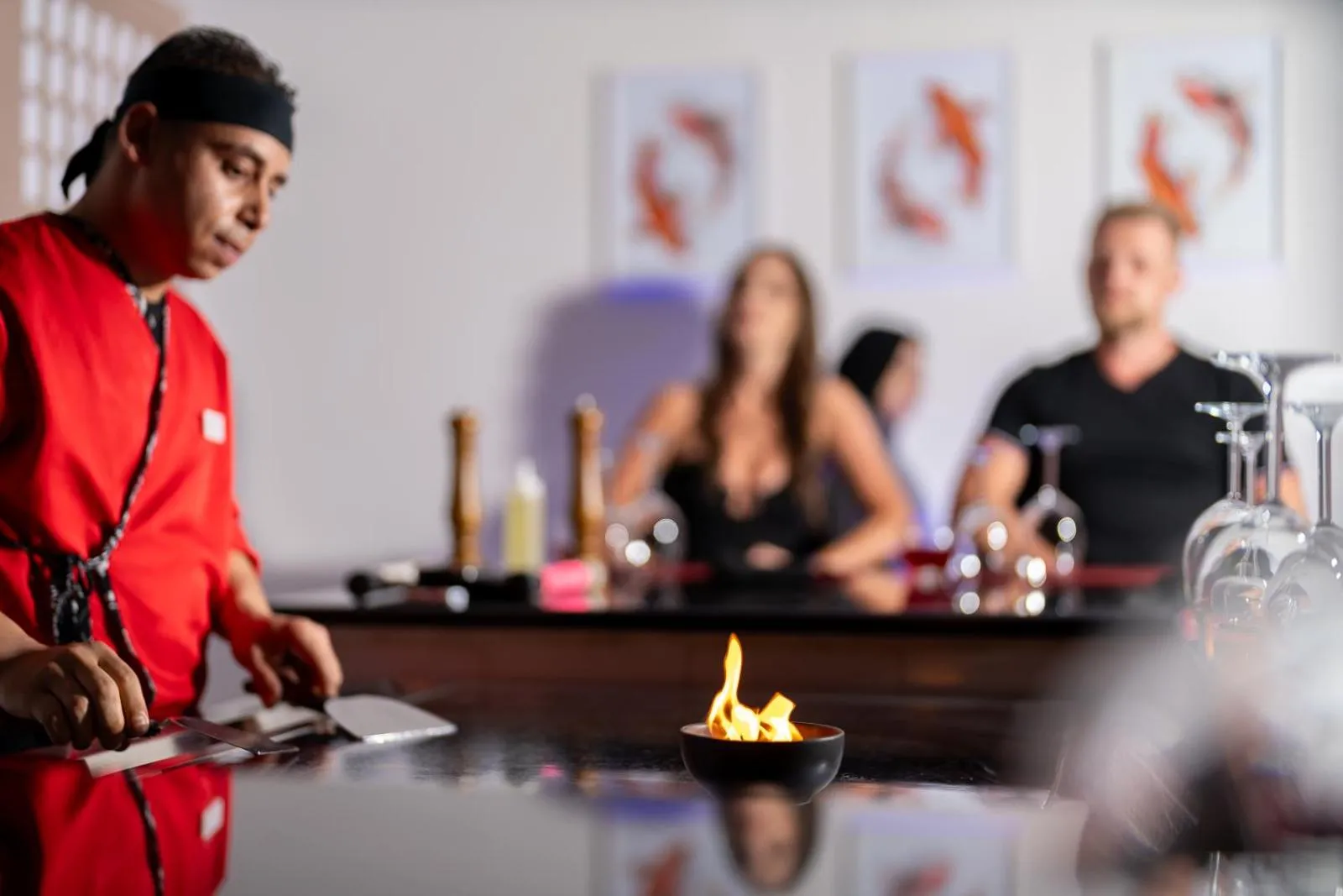 Restaurant/places to eat in Casa Blue Resort