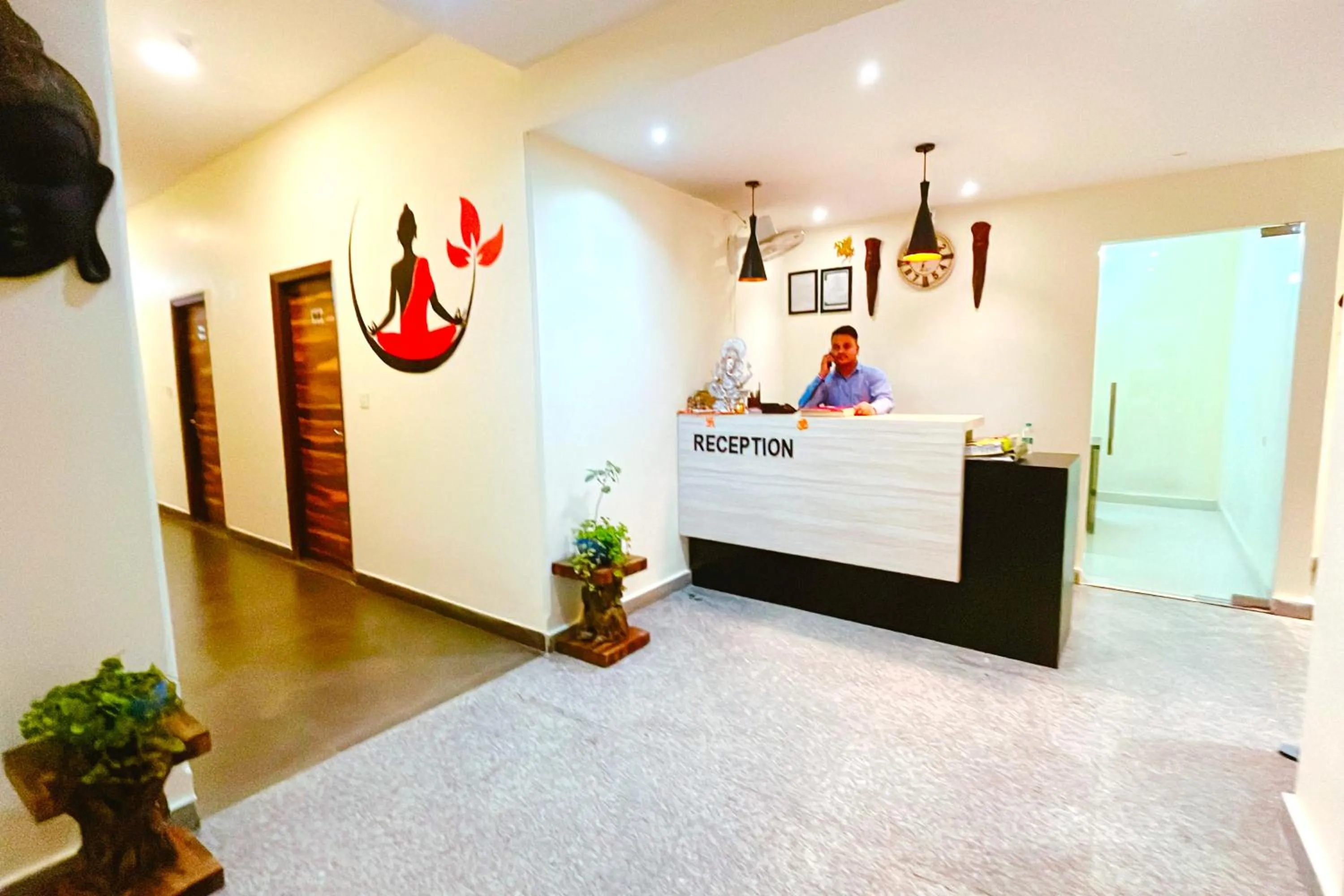 Lobby or reception in Ganga Ashoka Hotel Rishikesh