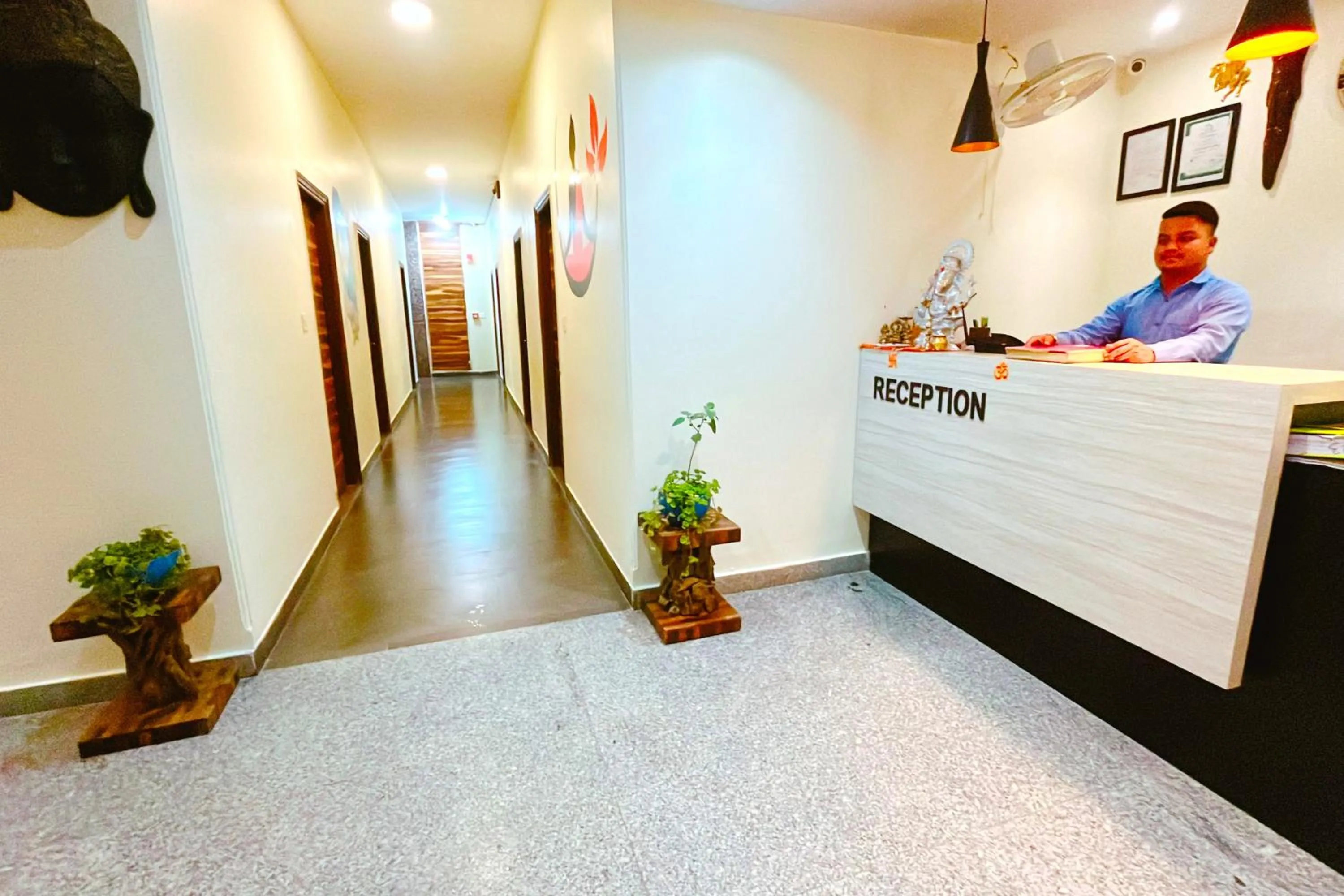 Lobby or reception in Ganga Ashoka Hotel Rishikesh