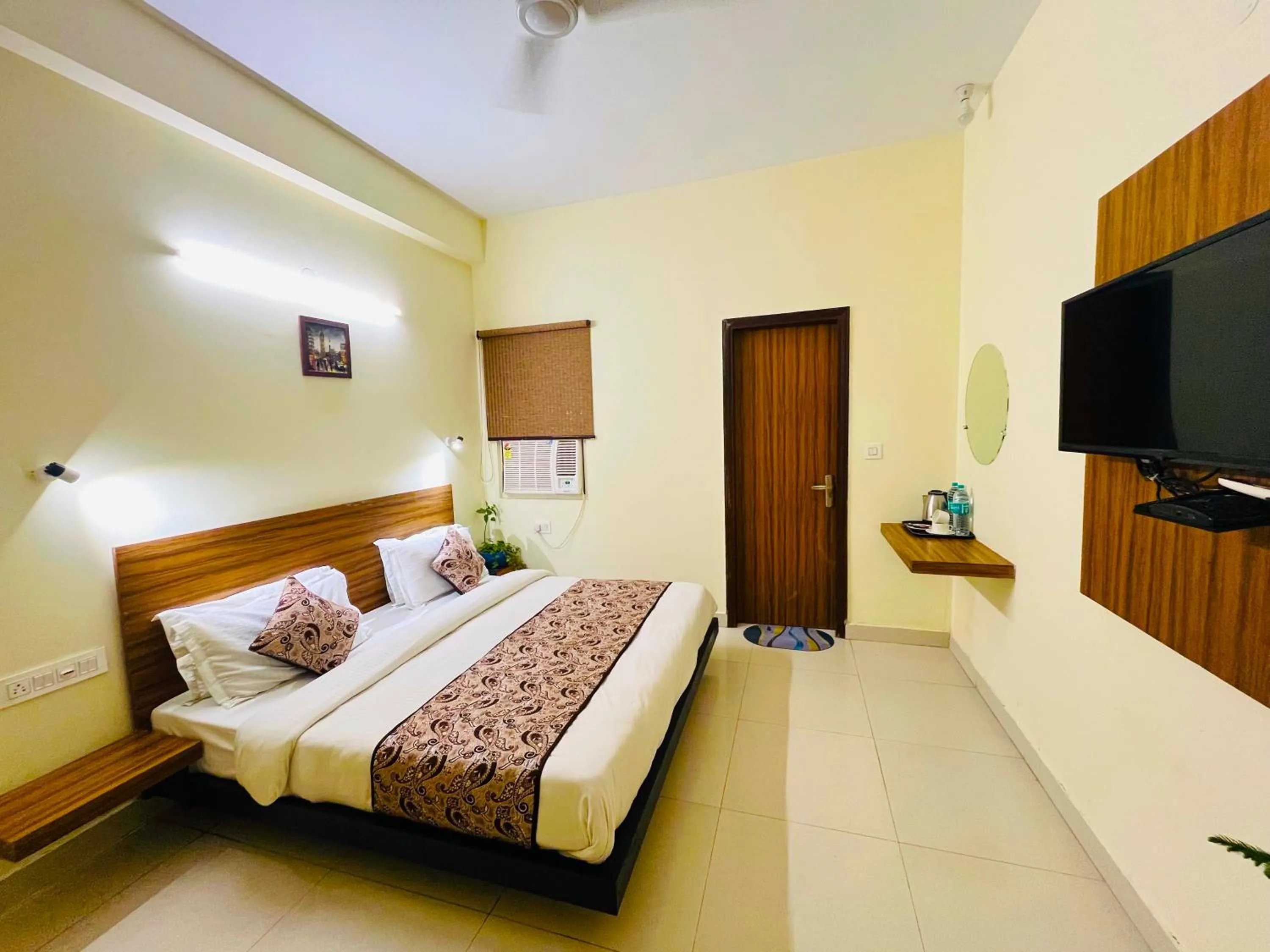 Bed in Ganga Ashoka Hotel Rishikesh