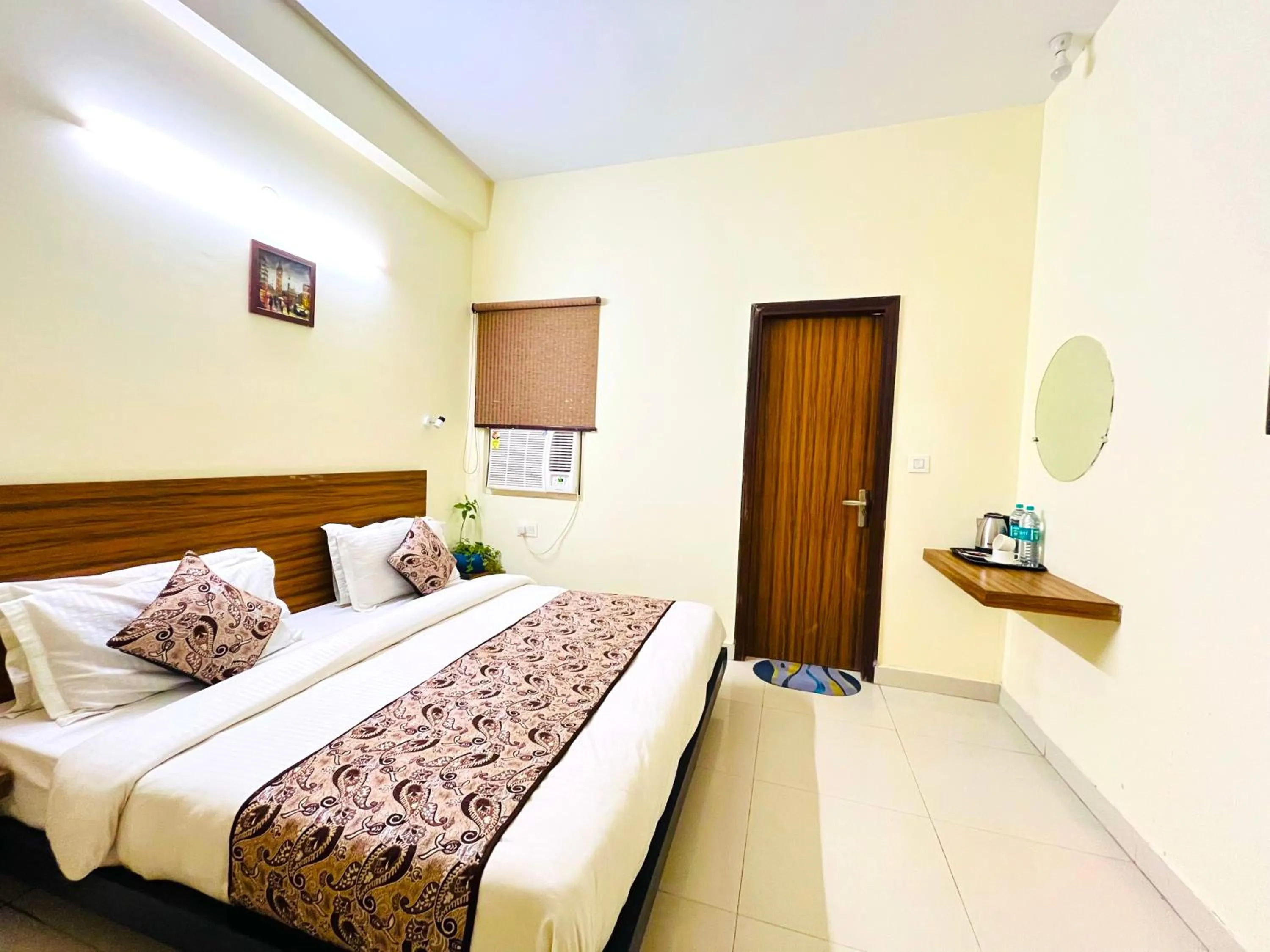 Bed in Ganga Ashoka Hotel Rishikesh