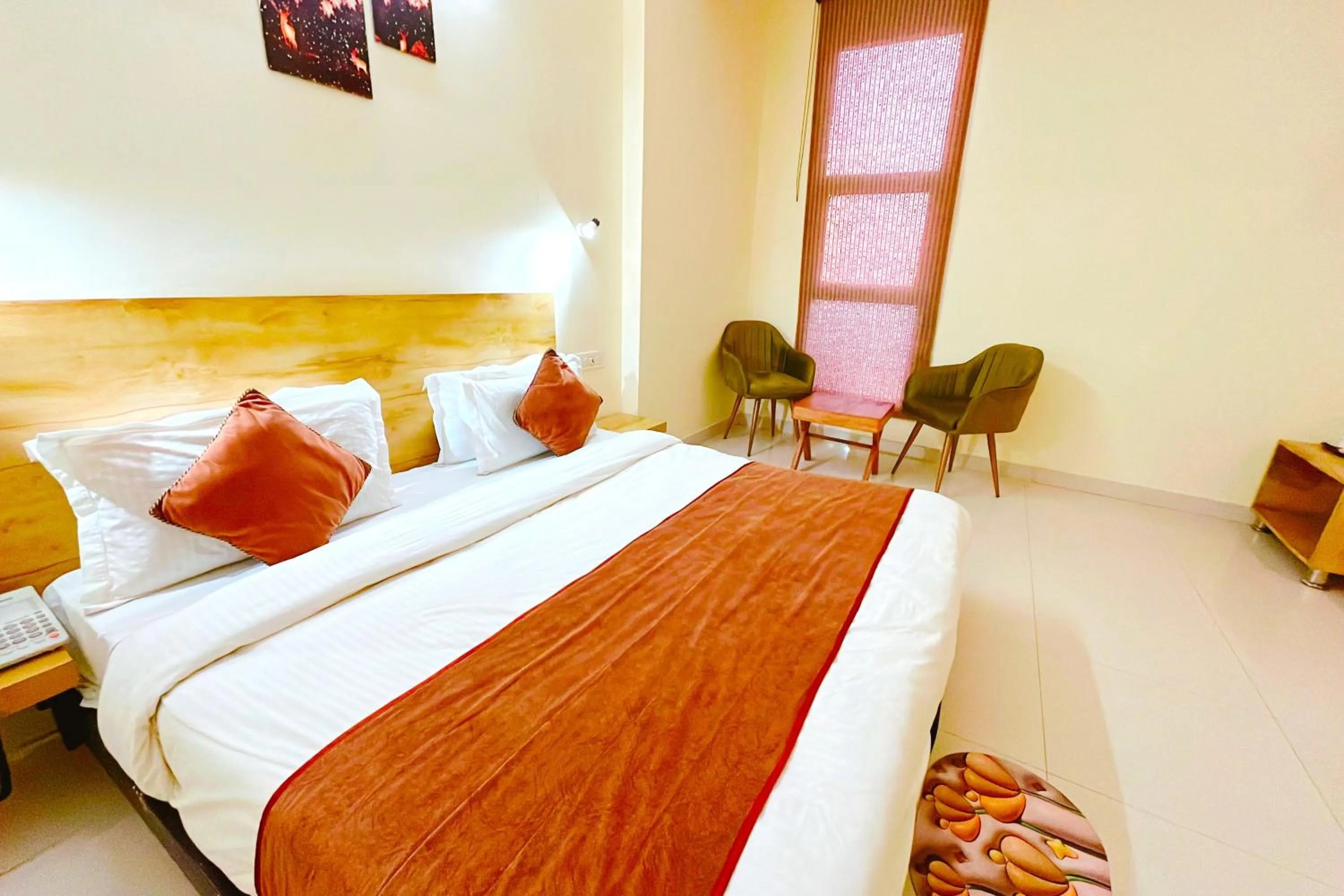Bed in Ganga Ashoka Hotel Rishikesh