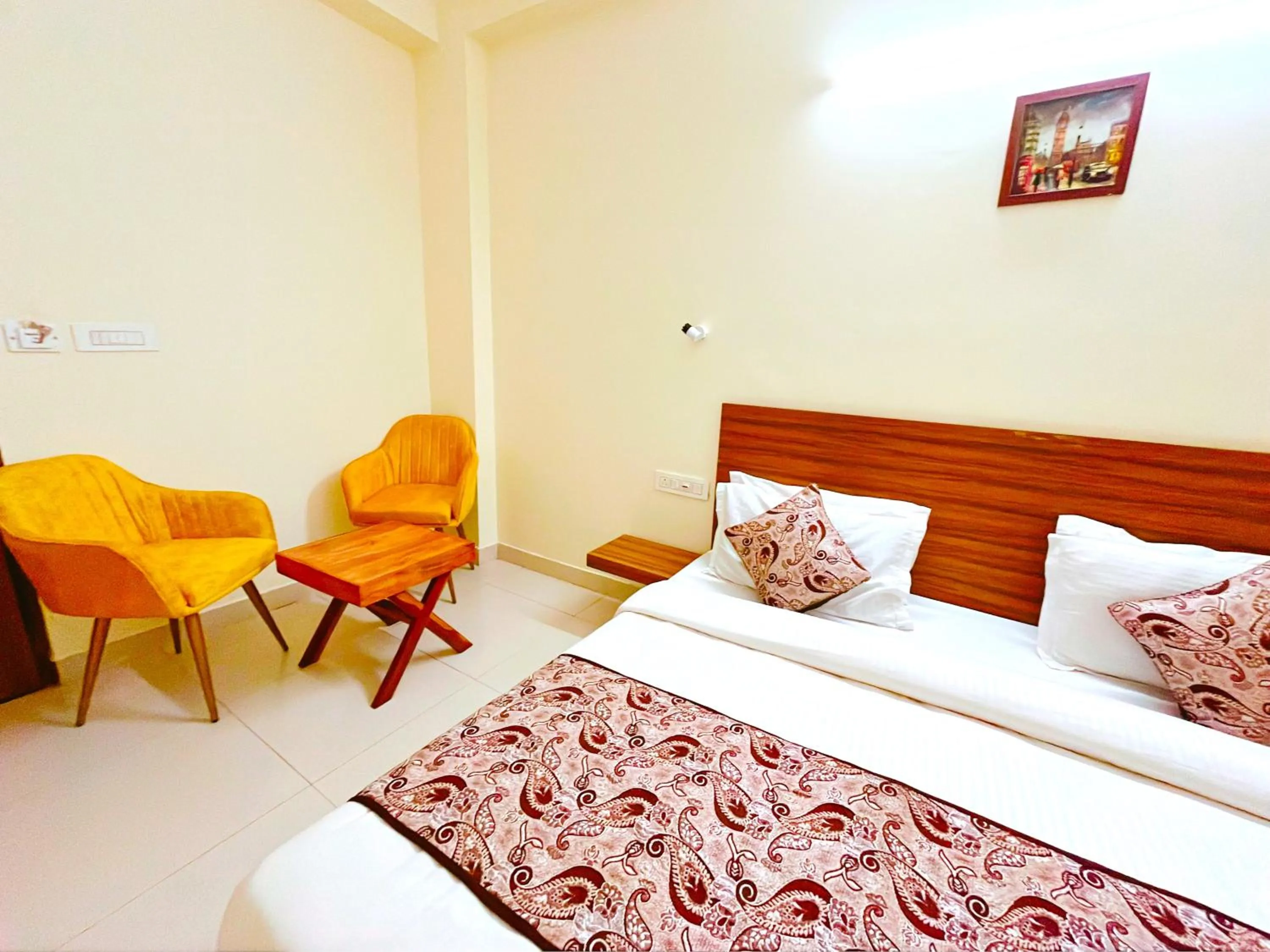 Bed in Ganga Ashoka Hotel Rishikesh