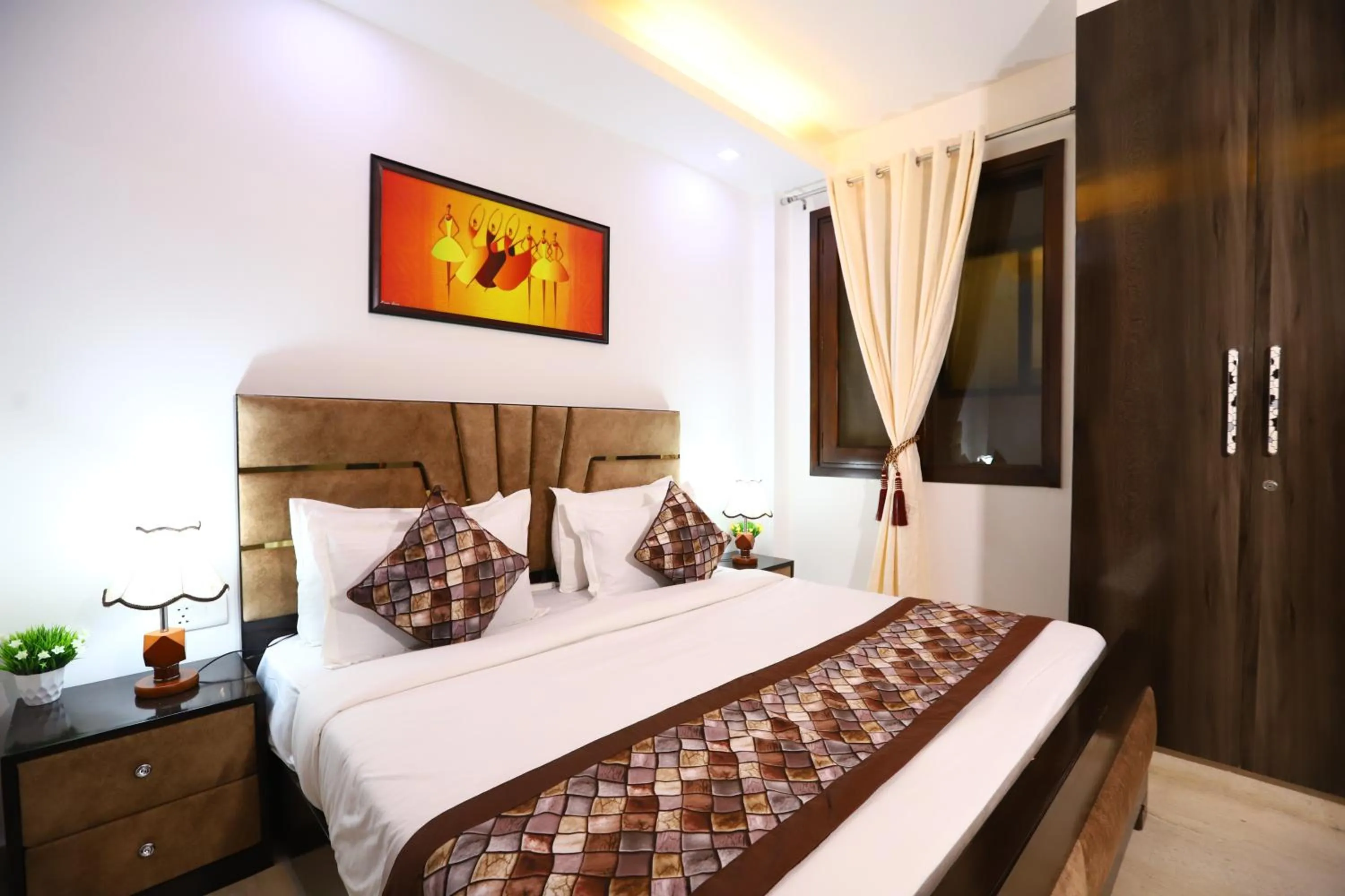 Photo of the whole room, Bed in Ganga Ashoka Hotel Rishikesh