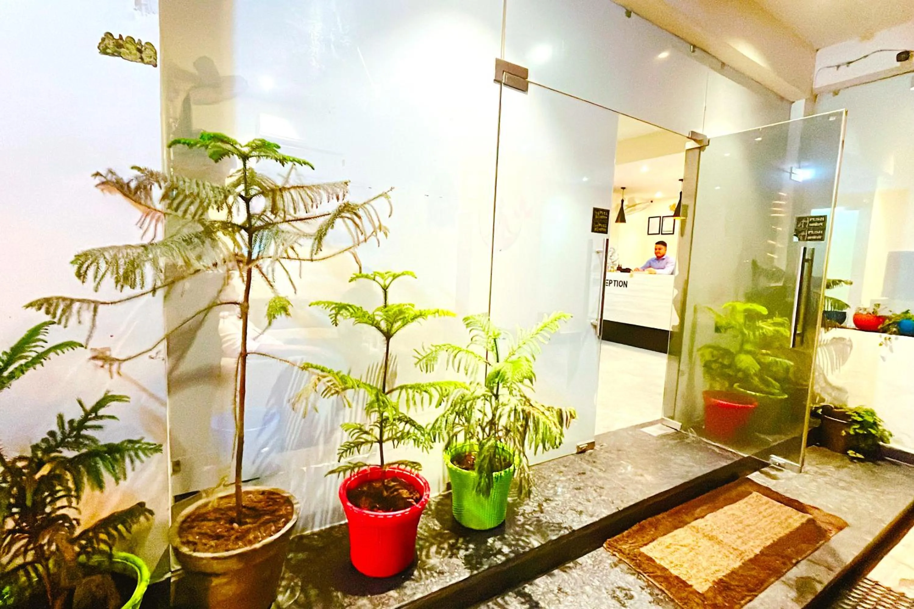 Facade/entrance in Ganga Ashoka Hotel Rishikesh