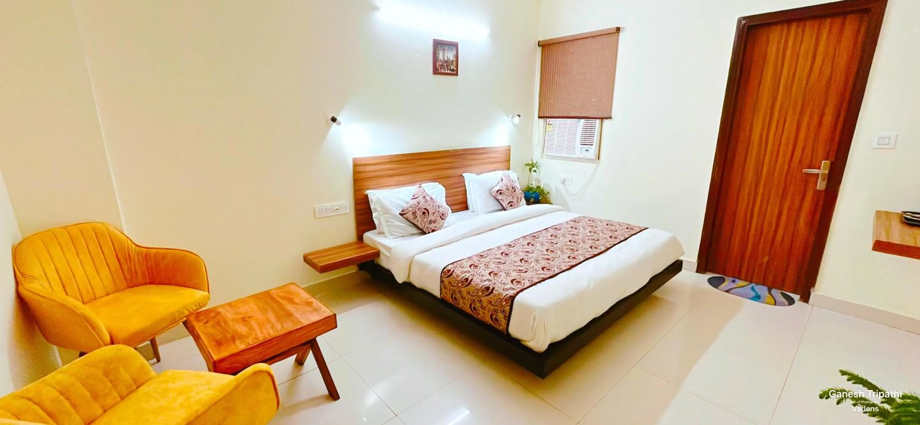 Bed in Ganga Ashoka Hotel Rishikesh