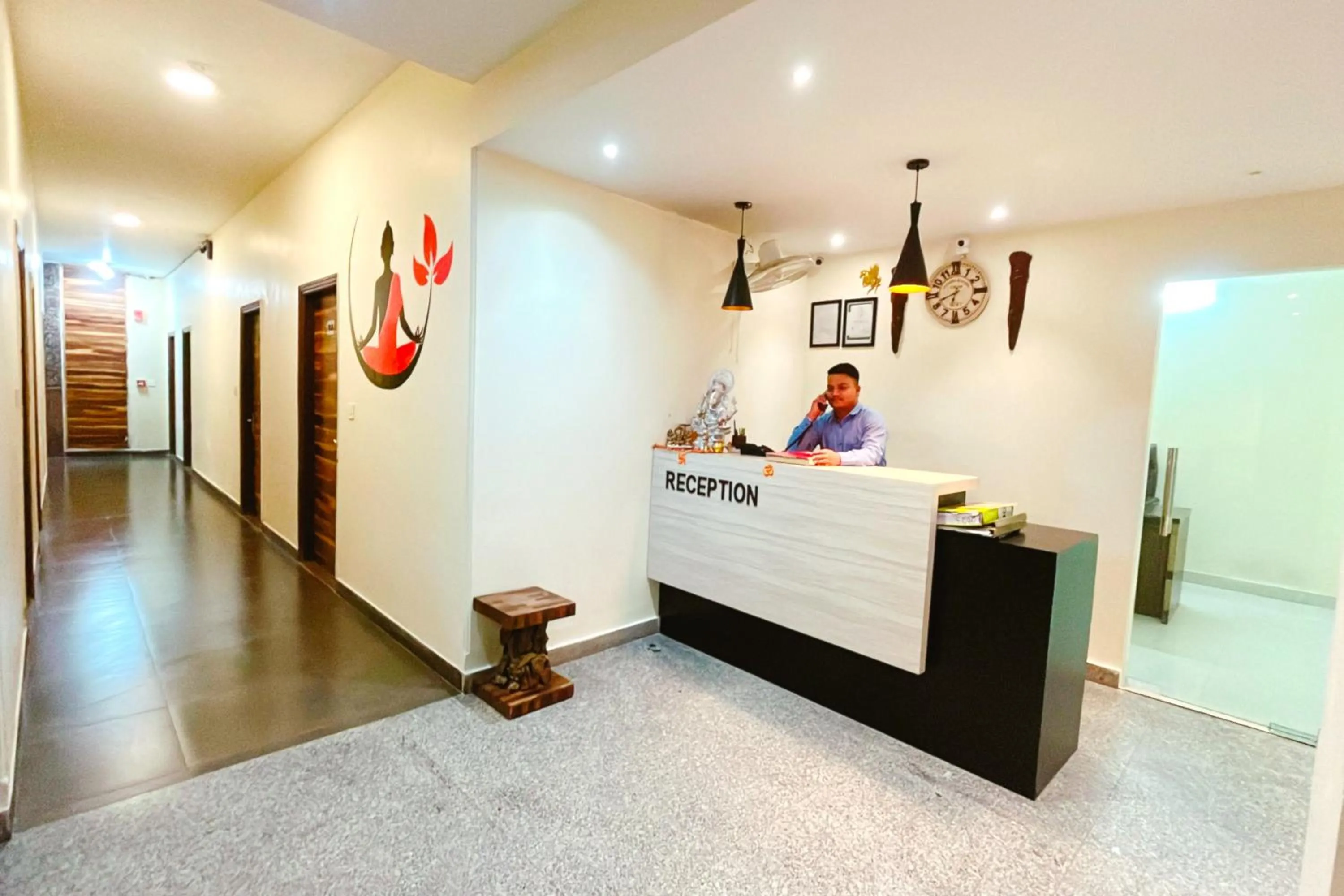 Lobby or reception in Ganga Ashoka Hotel Rishikesh