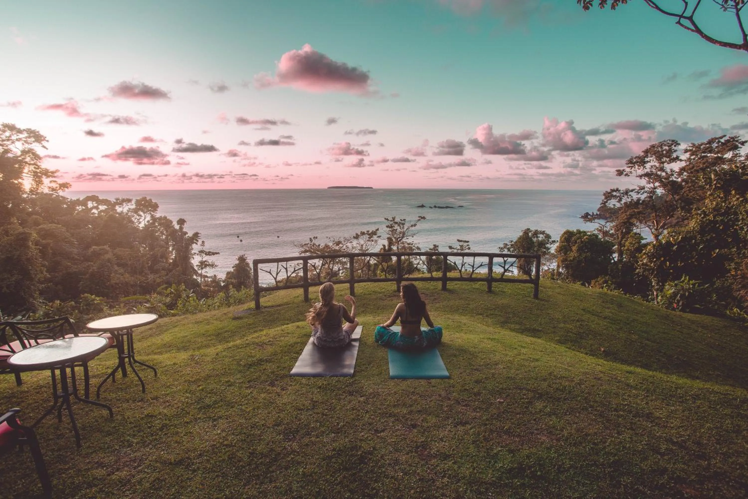 People in Corcovado Wilderness Lodge by SCP