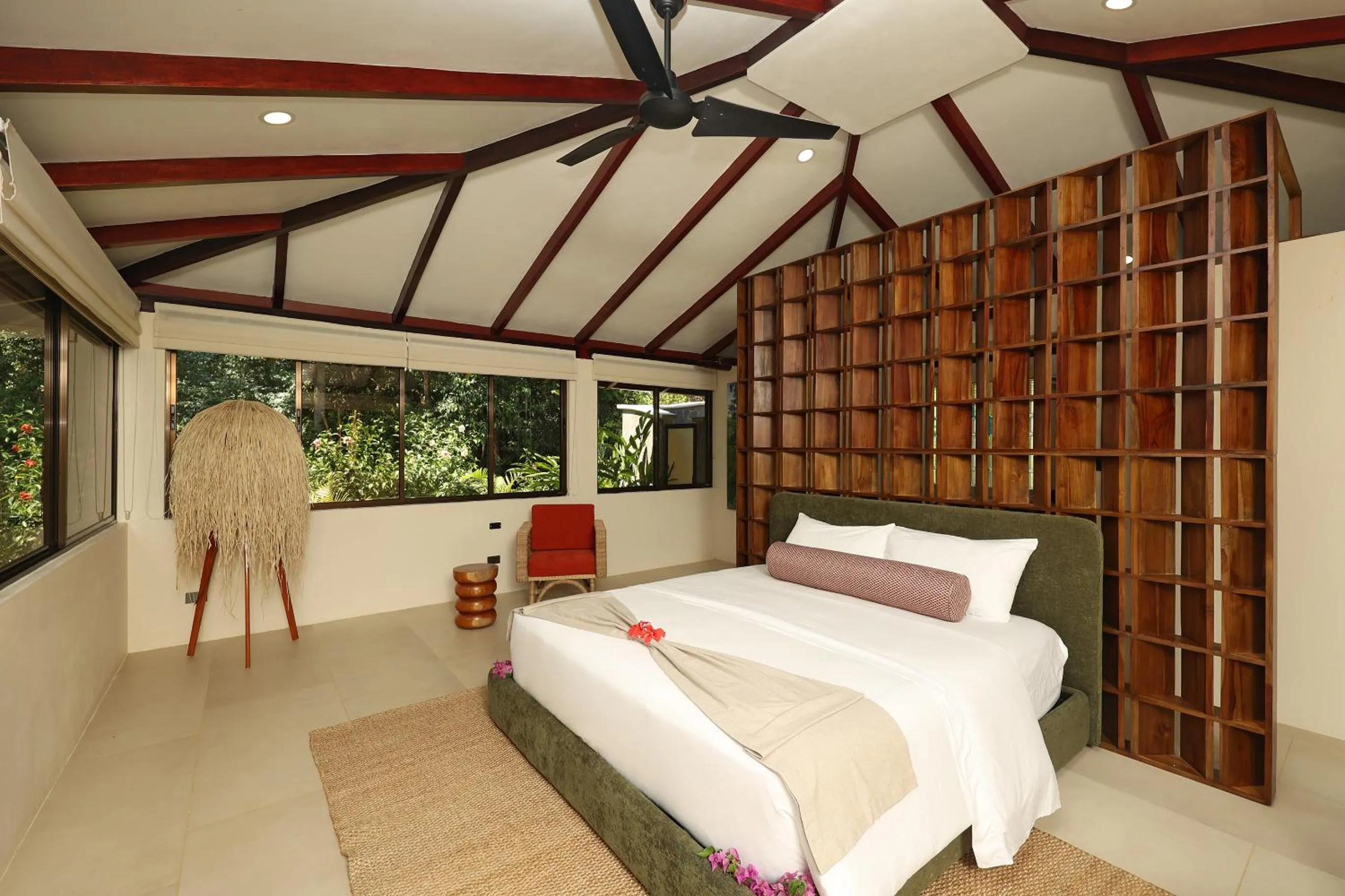Bed in Corcovado Wilderness Lodge by SCP