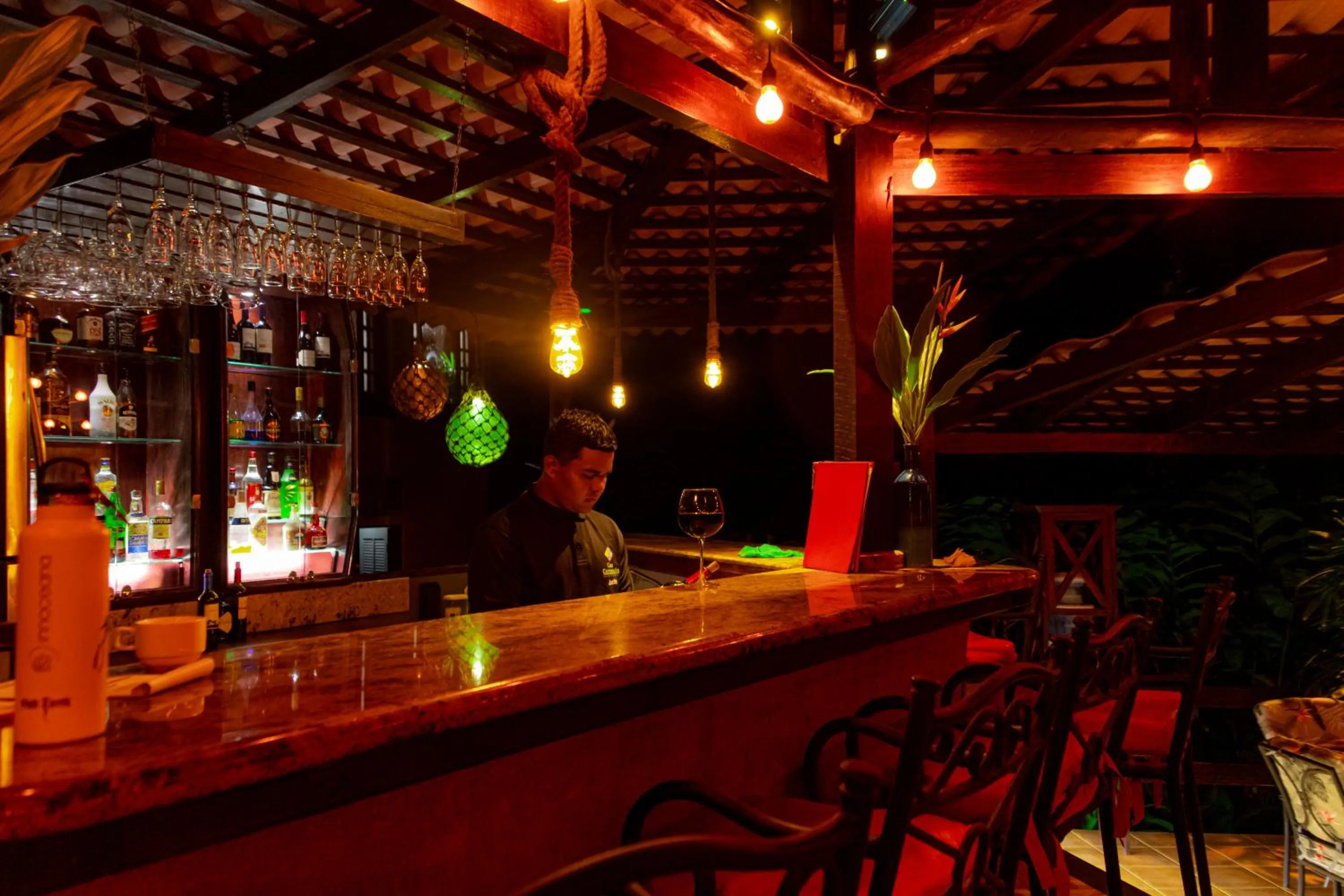 Lounge or bar in Corcovado Wilderness Lodge by SCP