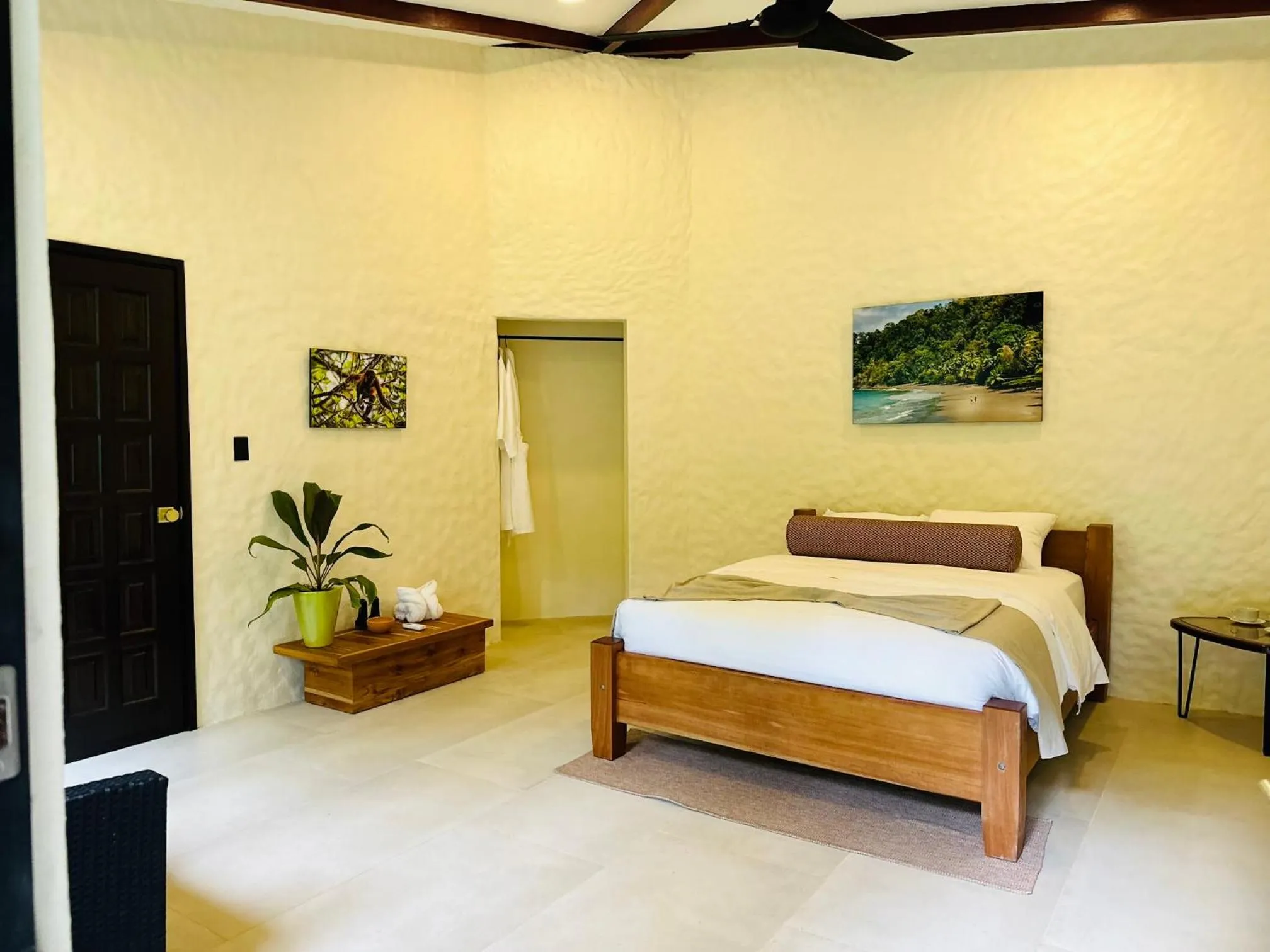 Bed in Corcovado Wilderness Lodge by SCP