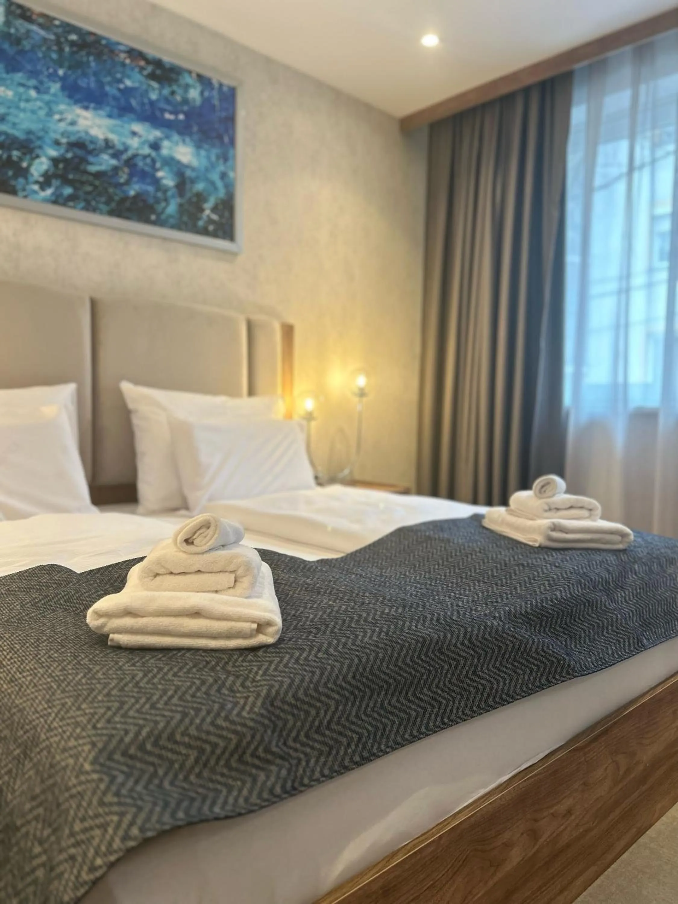 Bedroom, Bed in Hotel Foldana