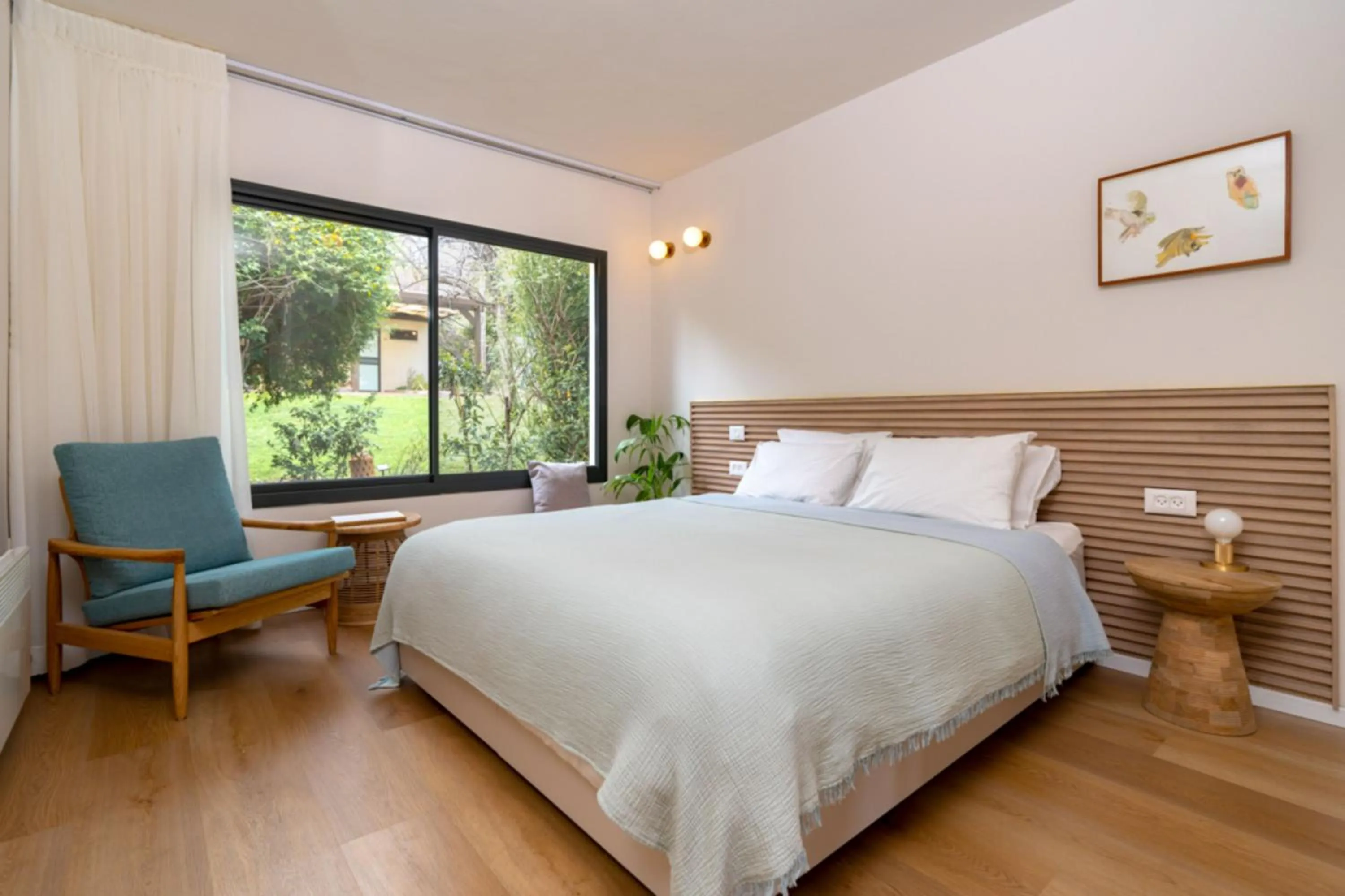 Bedroom, Bed in Slowness - Kibbutz Moran