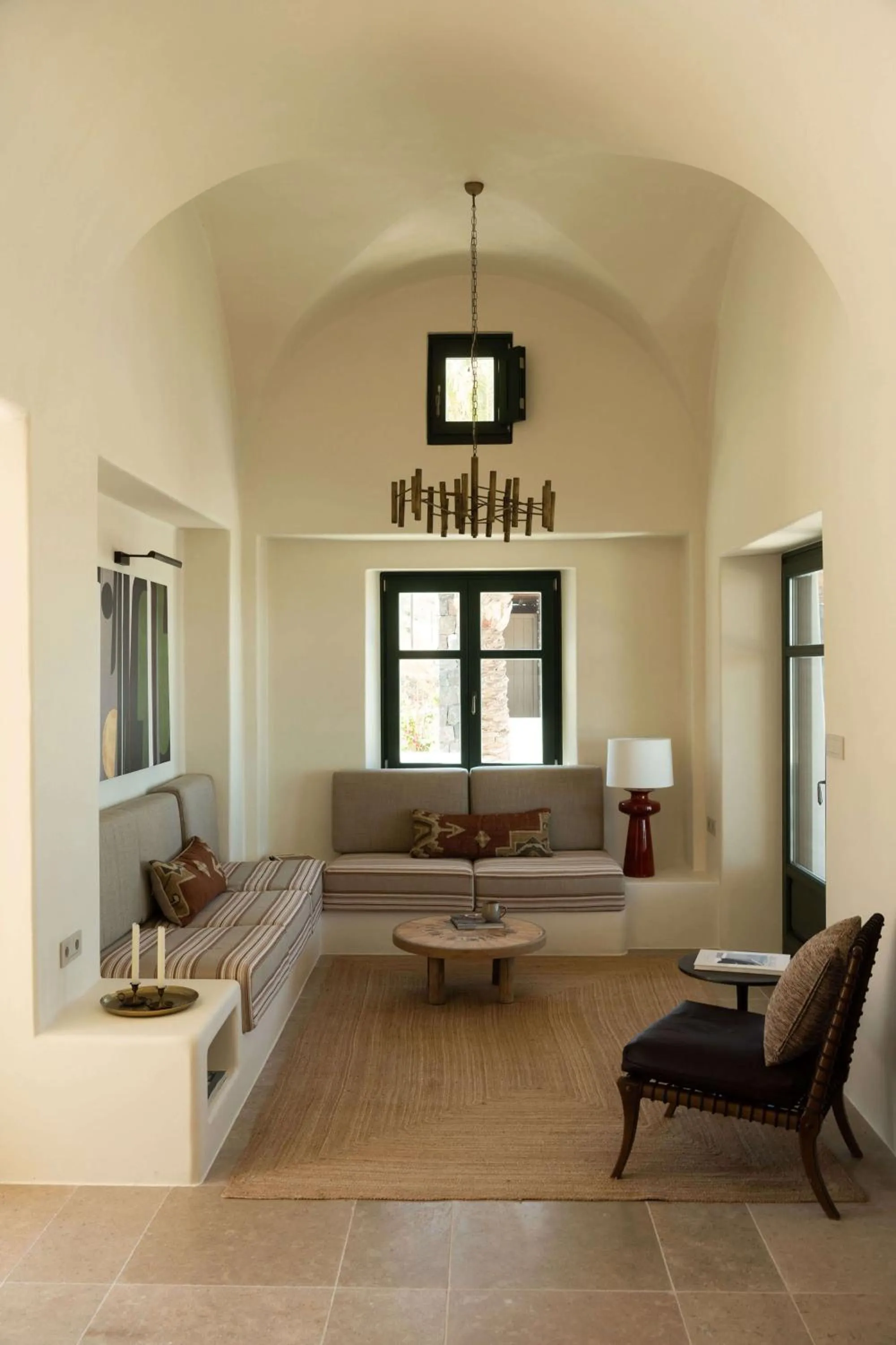 Living room in Patina Vivera Estate Santorini