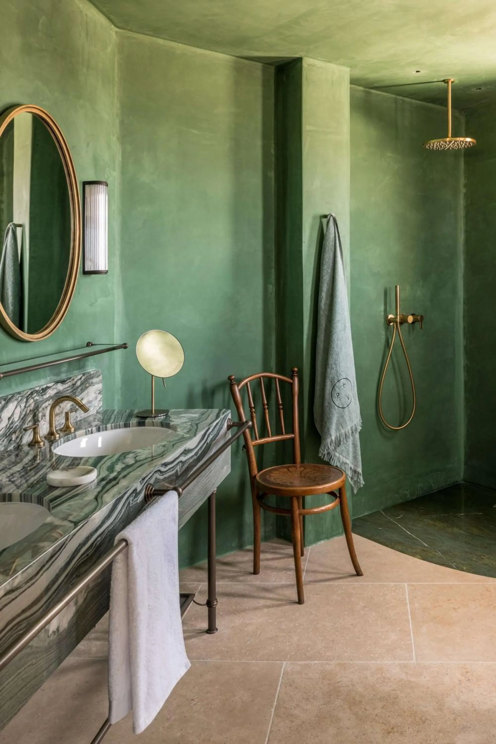 Bathroom in Patina Vivera Estate Santorini