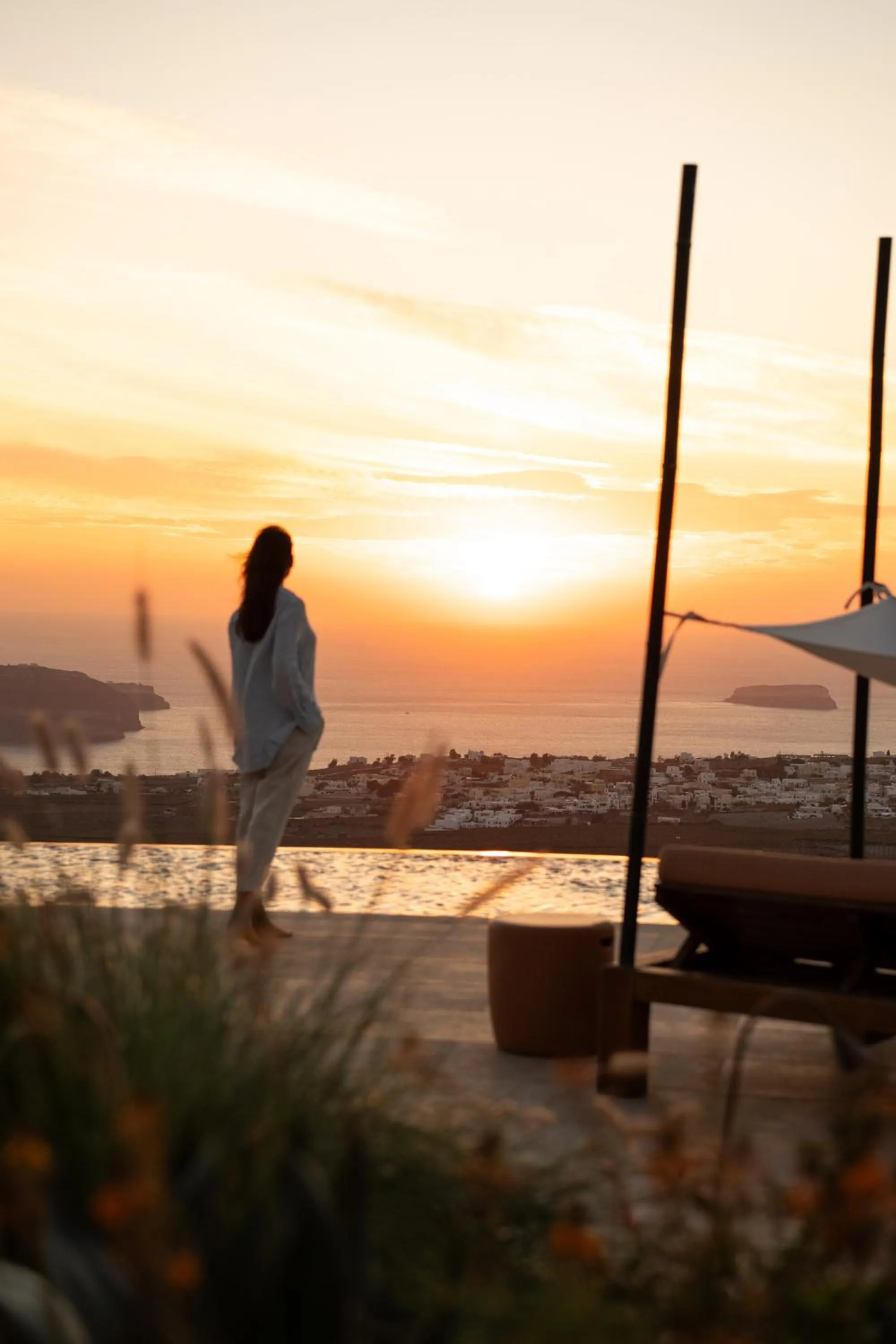 Sea view in Patina Vivera Estate Santorini