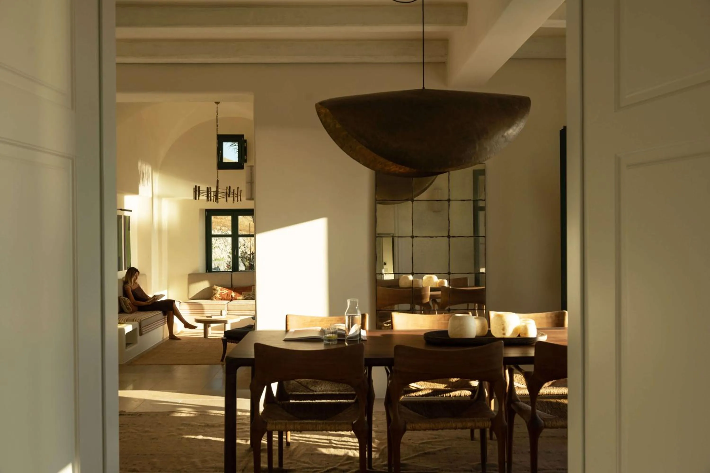 Living room in Patina Vivera Estate Santorini