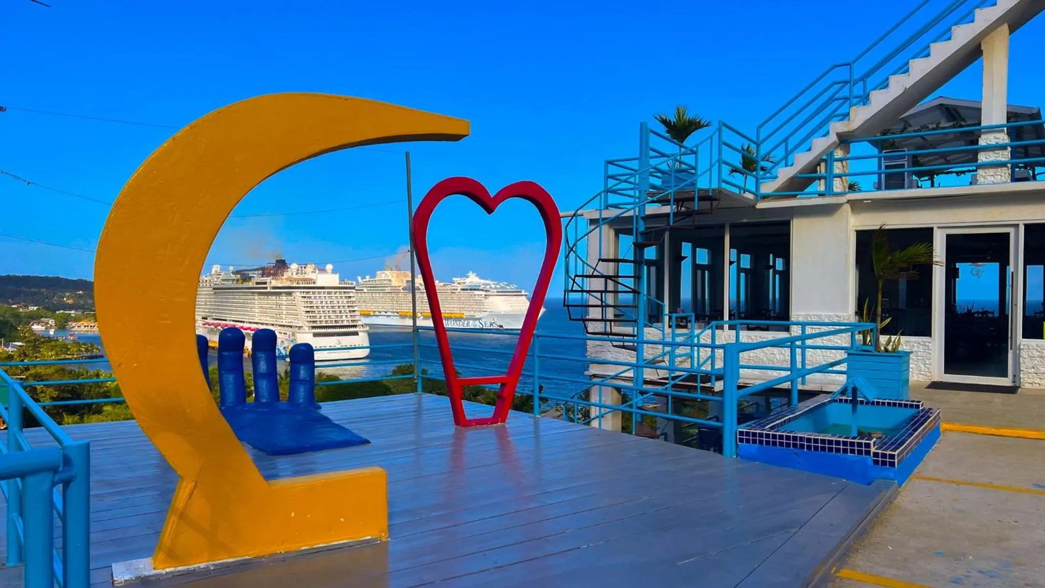 Balcony/Terrace in Ocean View Hotel and Restaurant