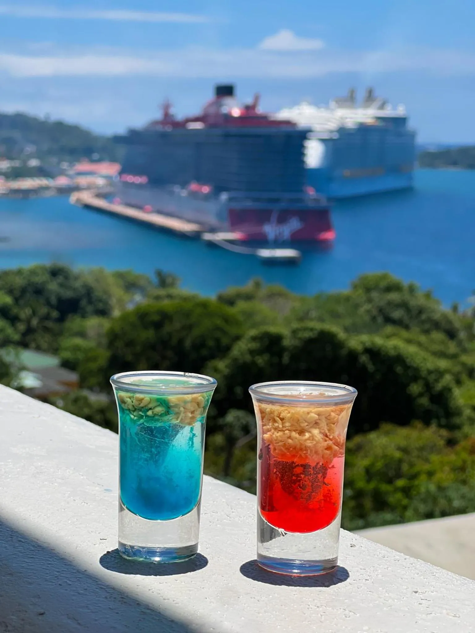 Drinks in Ocean View Hotel and Restaurant