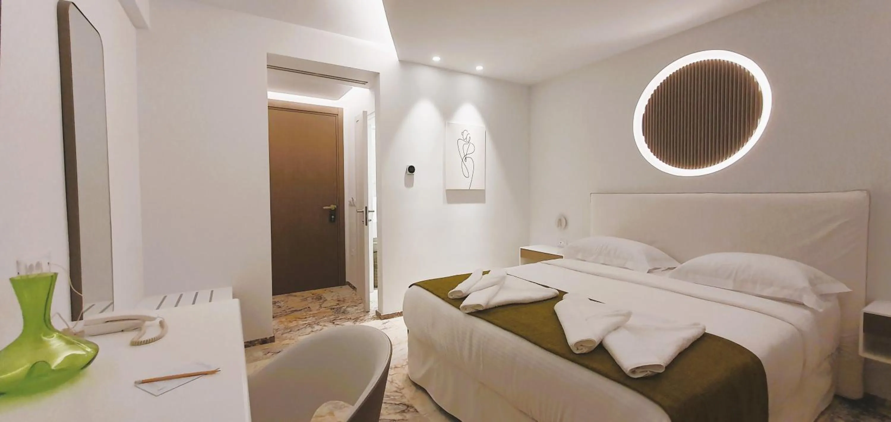 Bedroom in Tzanis Resort Skyros