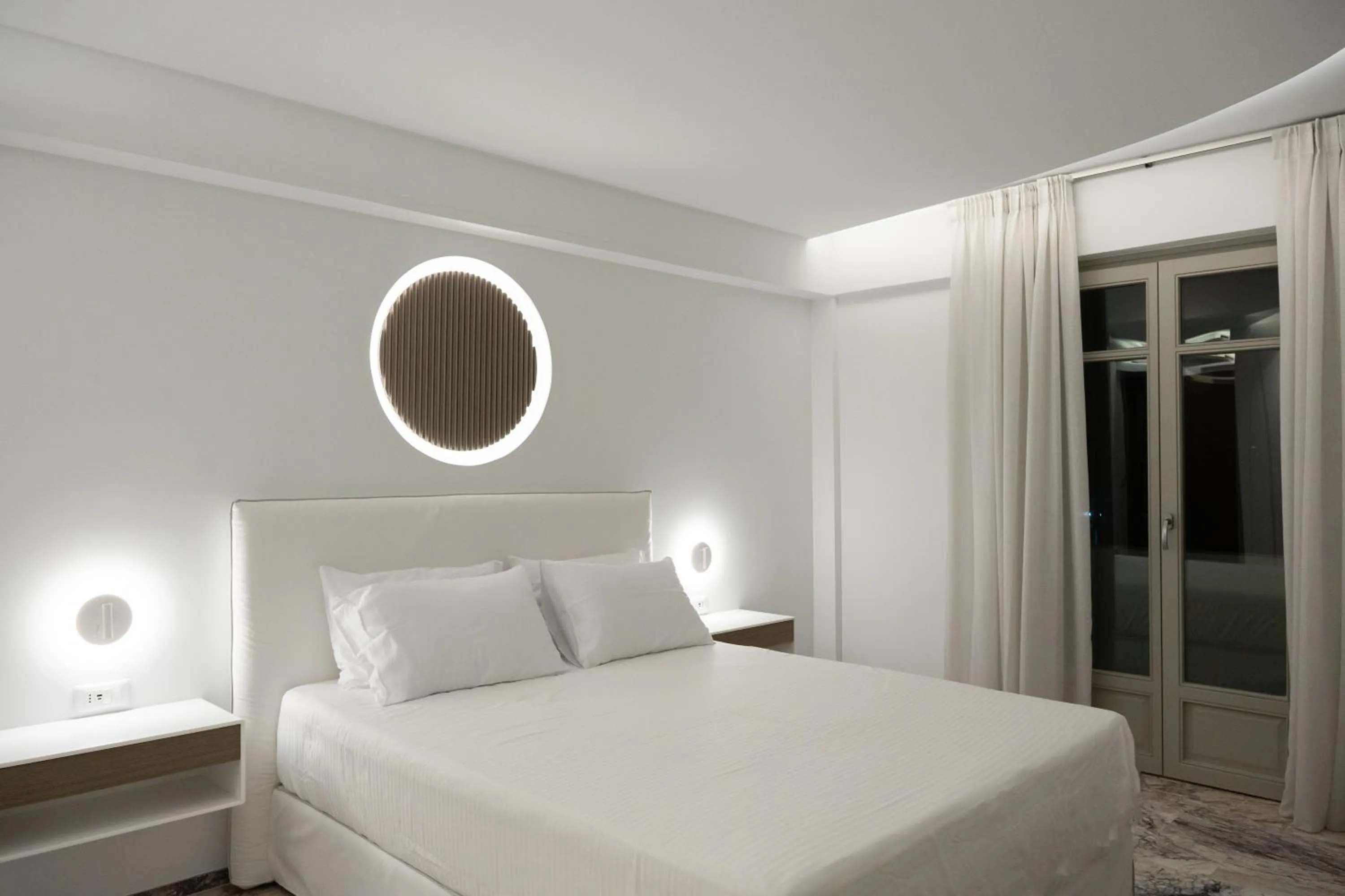 Bed in Tzanis Resort Skyros