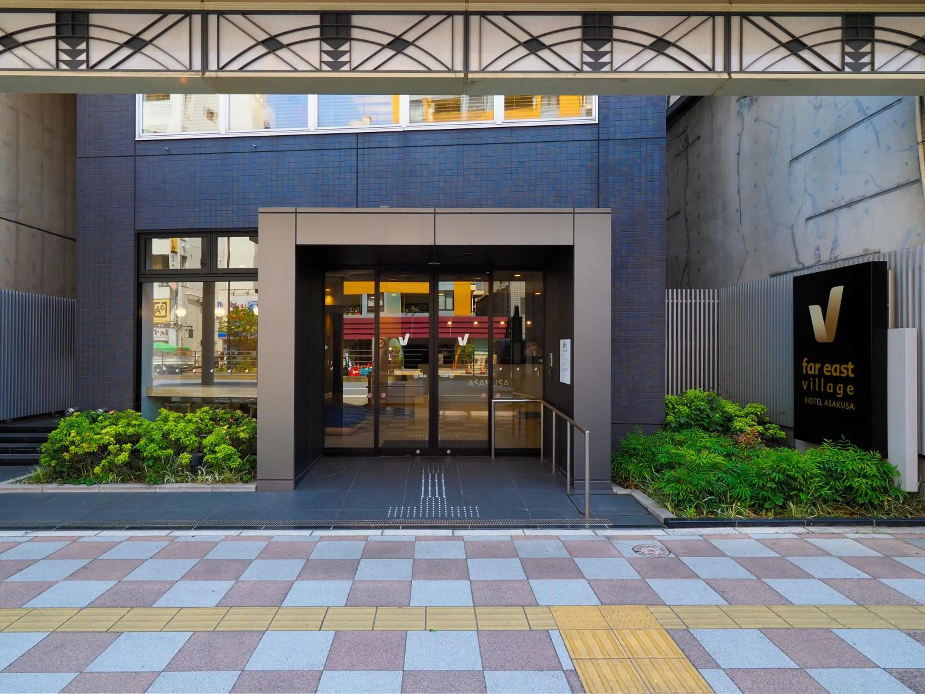 Facade/entrance in Far East Village Hotel Tokyo, Asakusa