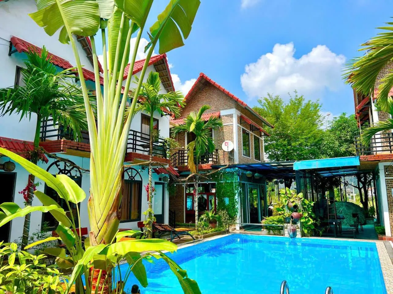 Property building in Tam Coc Mandala Villa & Homestay