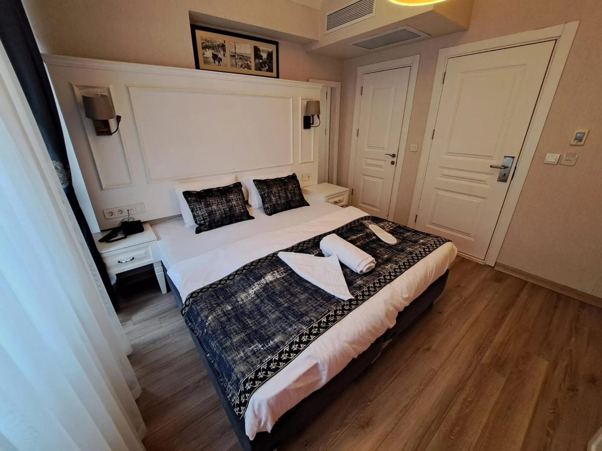 Bed in Olympos Garden Hotel