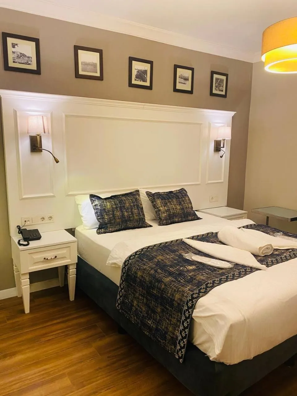 Bed in Olympos Garden Hotel