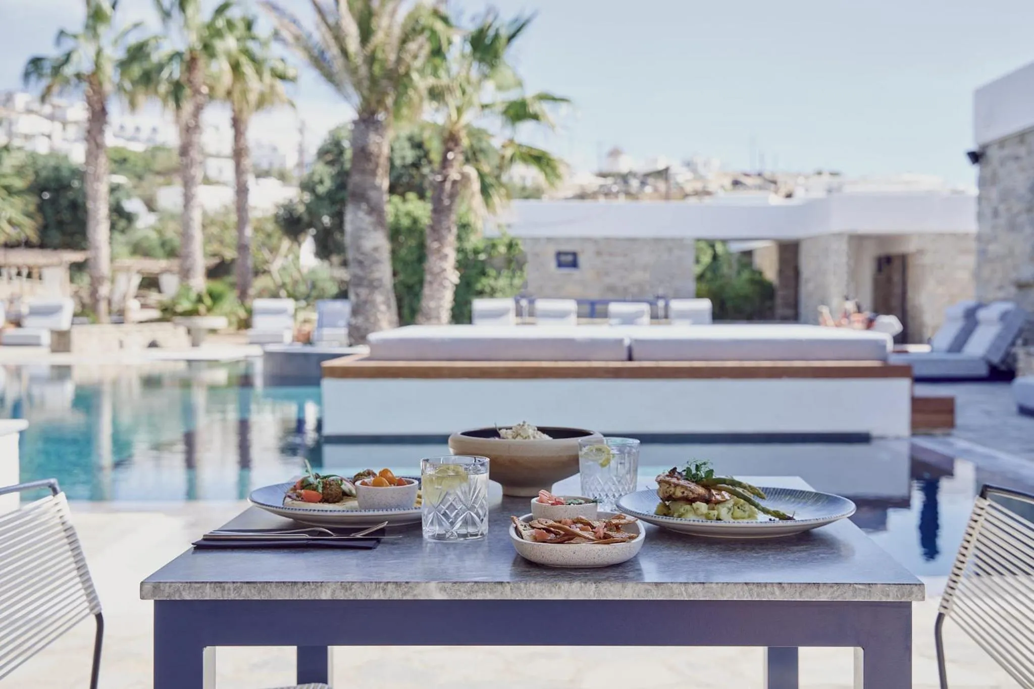 Restaurant/places to eat in Mykonos Theoxenia, a Member of Design Hotels