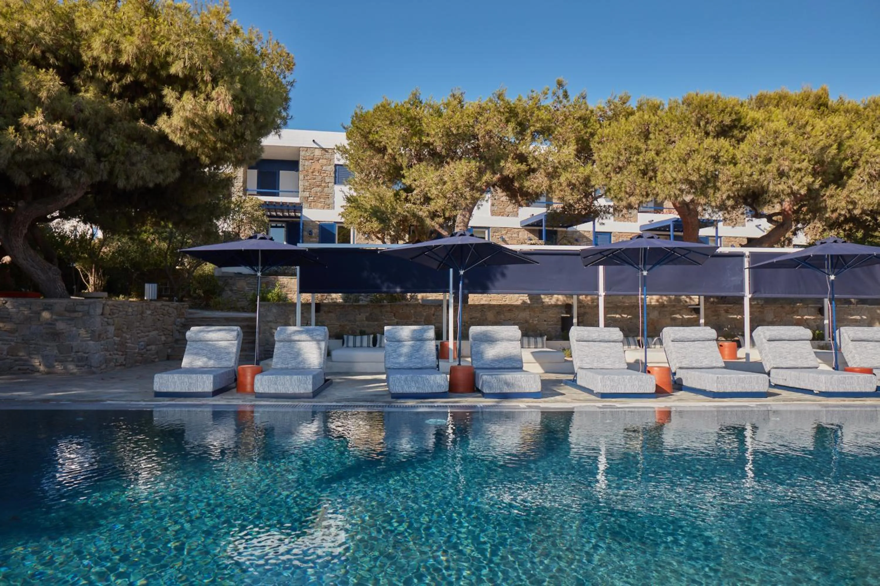 Swimming pool in Mykonos Theoxenia, a Member of Design Hotels