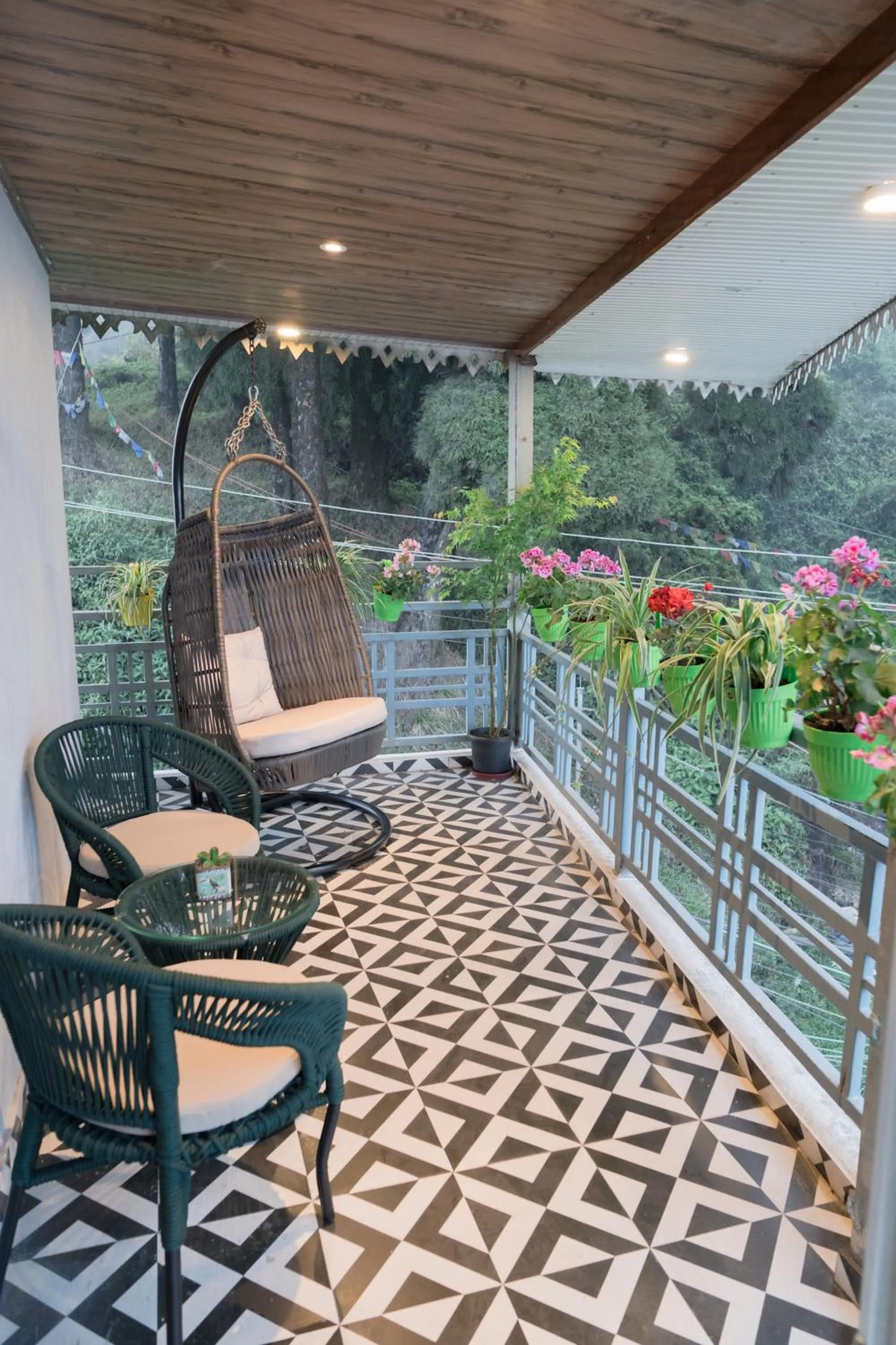 Balcony/Terrace in Mount Lungta Boutique Hotel & Spa