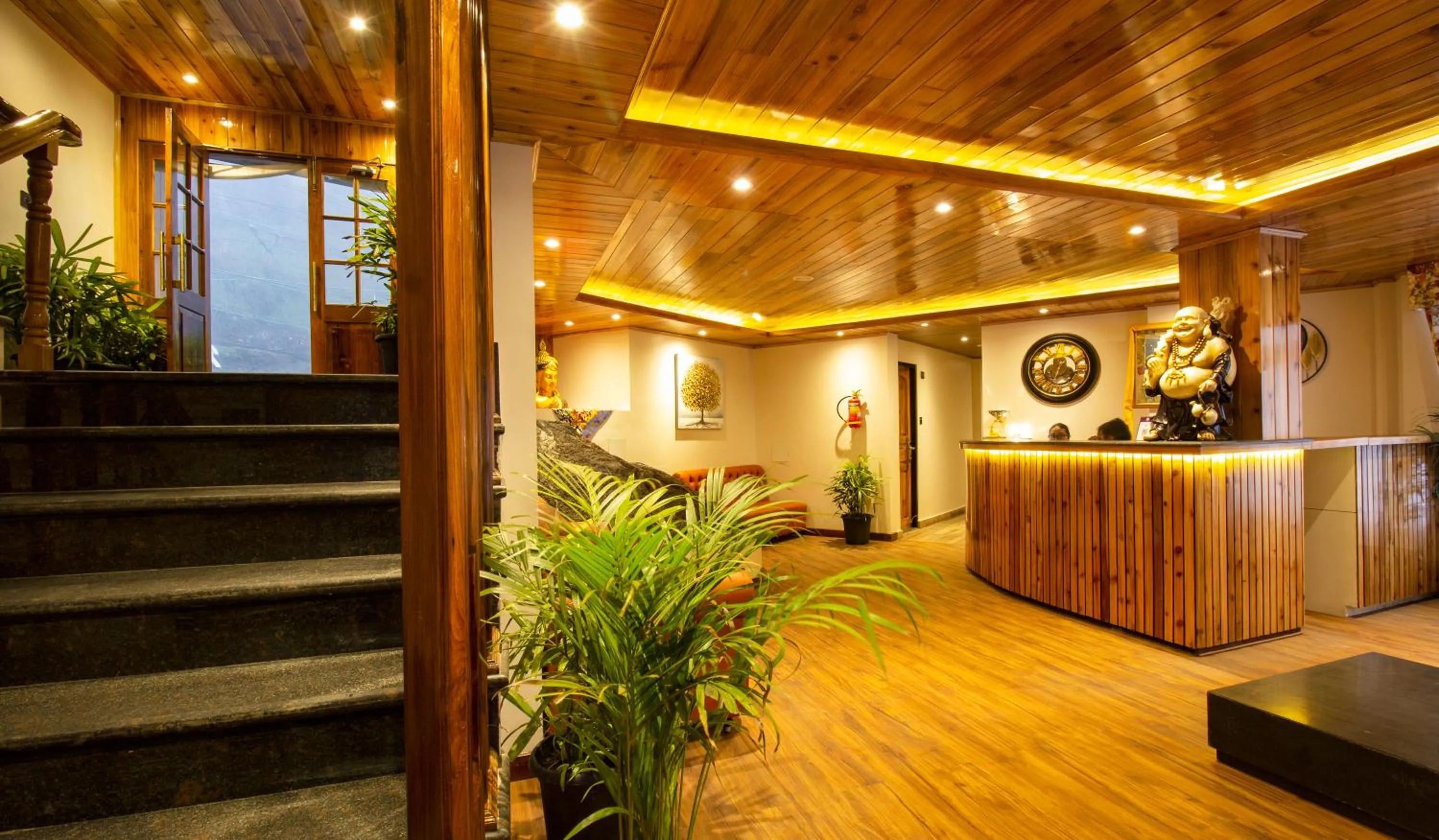 Lobby or reception in Mount Lungta Boutique Hotel & Spa