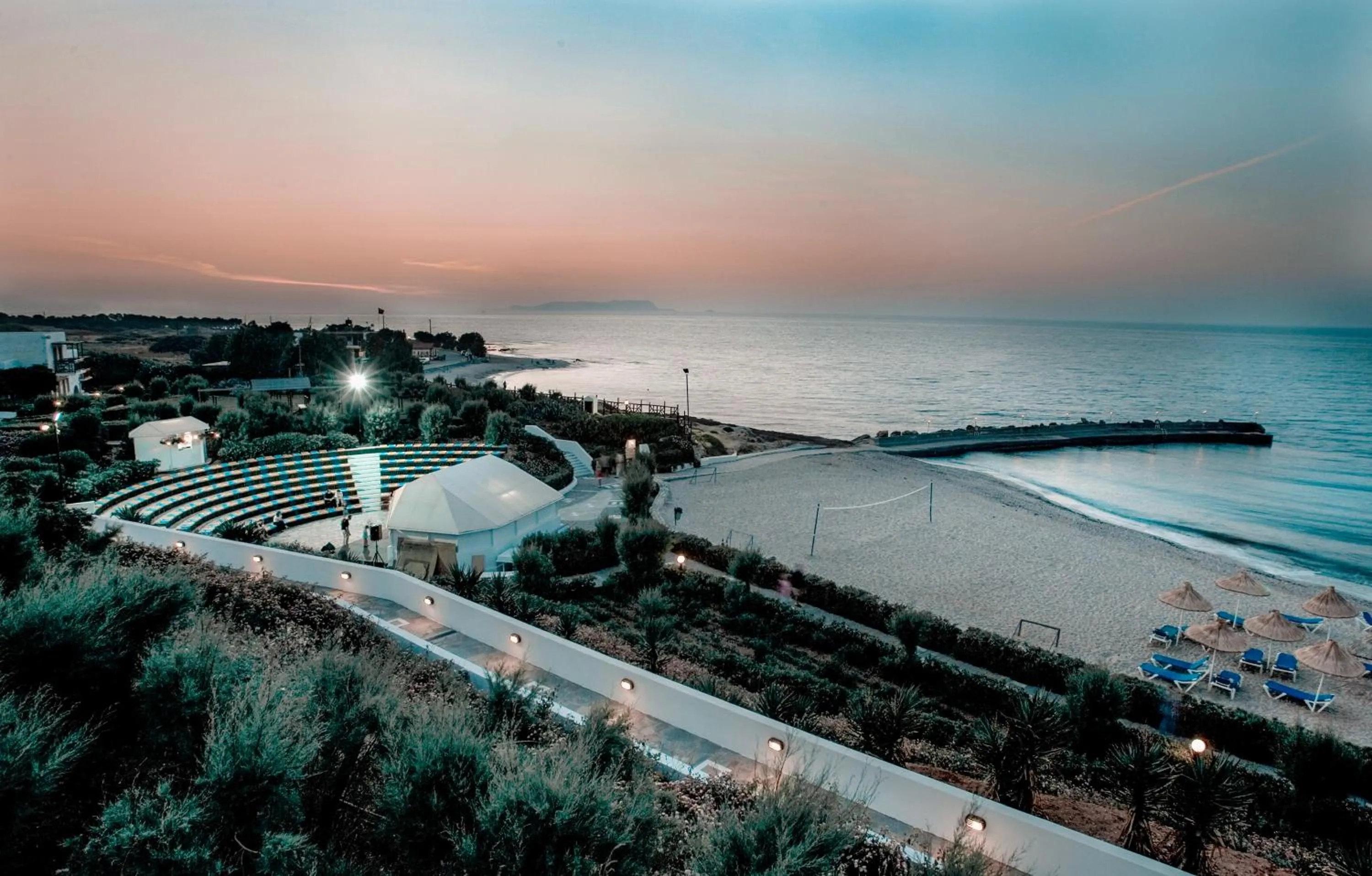 Beach in Canvas by Mitsis Cretan Village