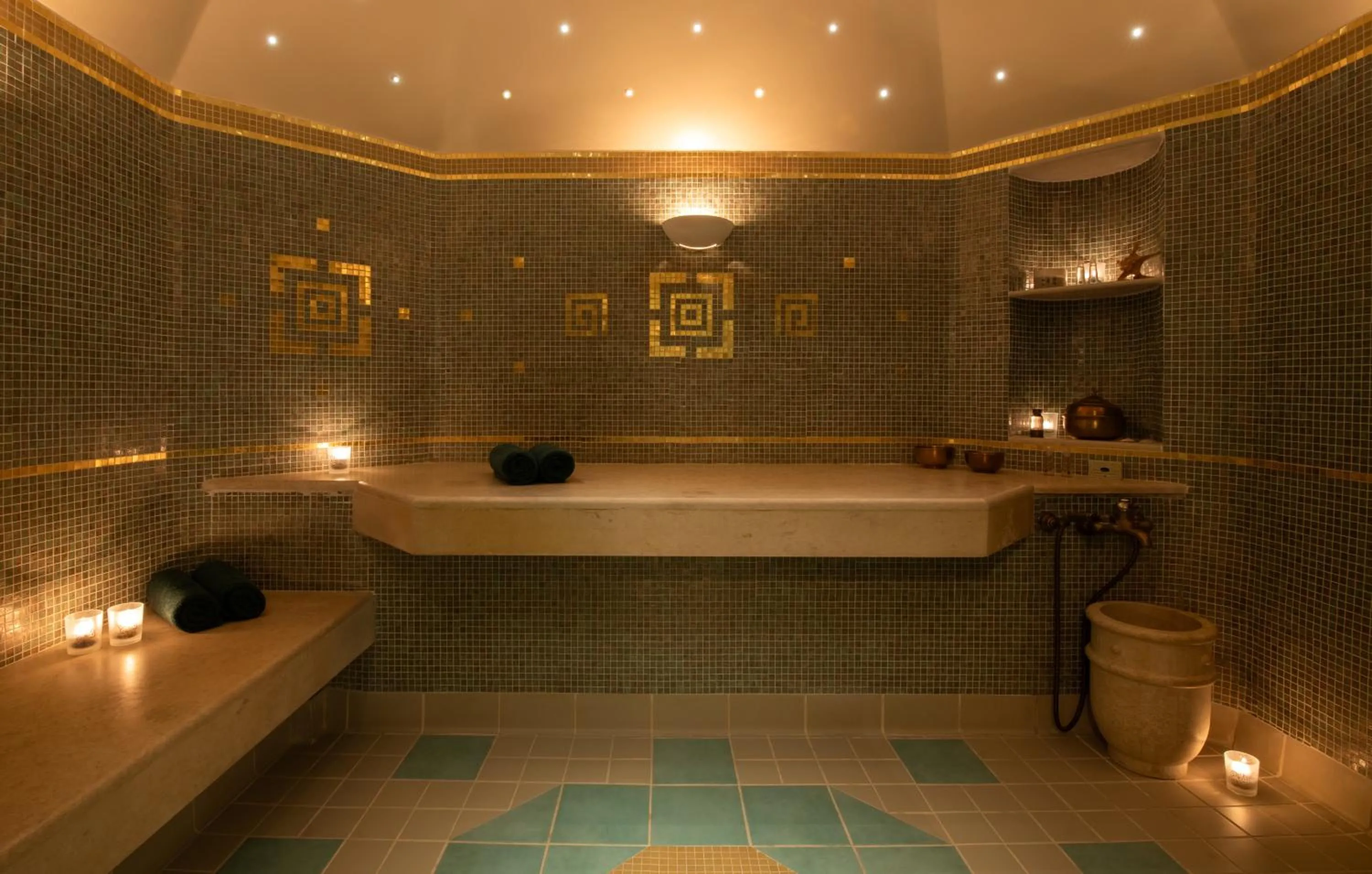 Sauna in Mitsis Royal Mare