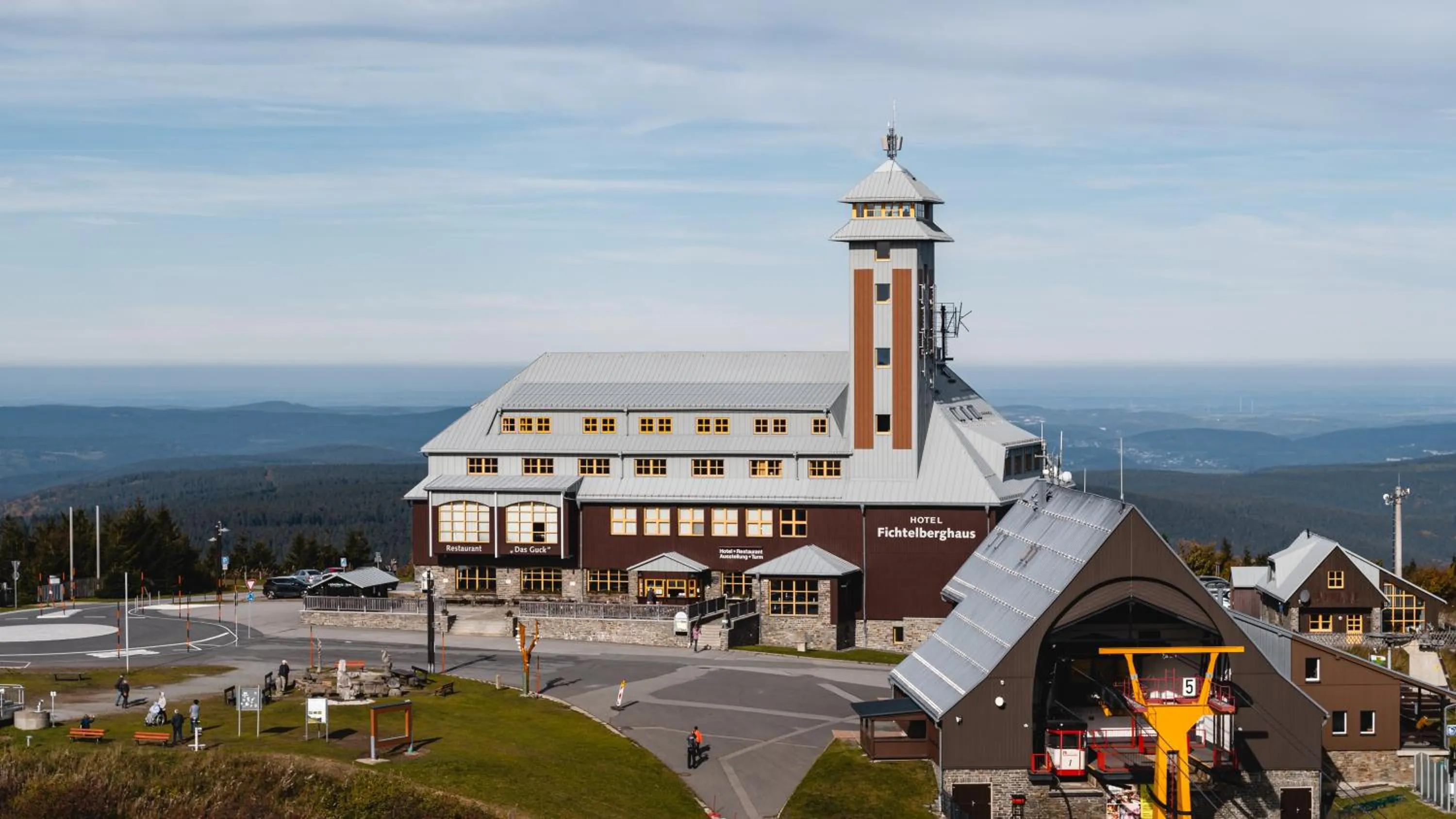 Property building in Hotel Fichtelberghaus - ganz oben im Erzgebirge