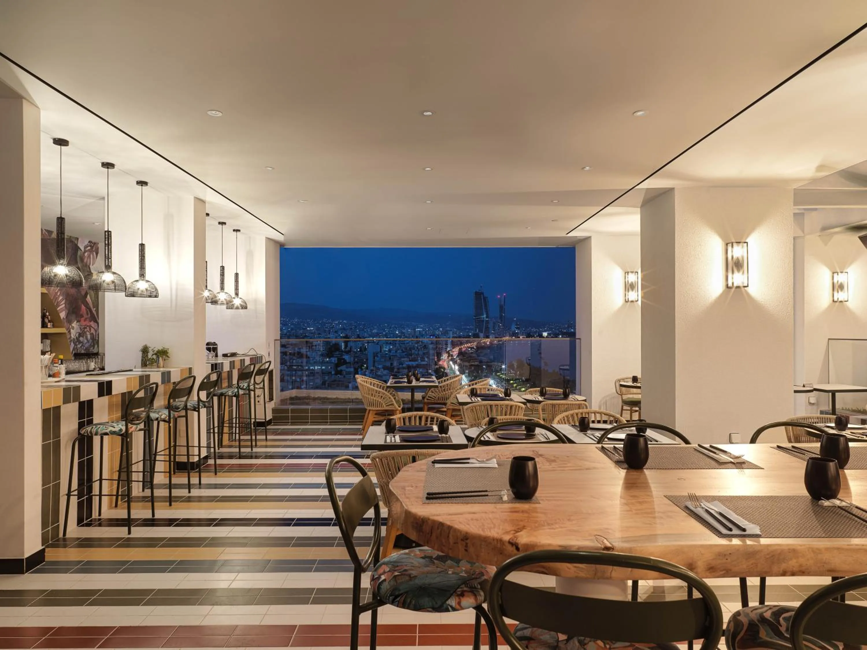 Restaurant/places to eat in NYX Hotel Limassol