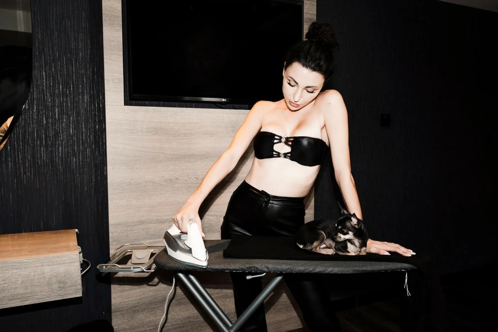 flat iron in NYX Hotel Limassol