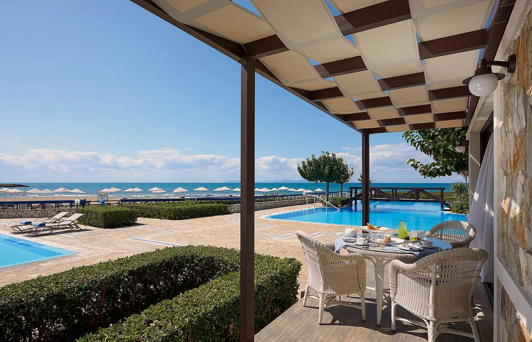 Sea view in Aldemar Olympian Village