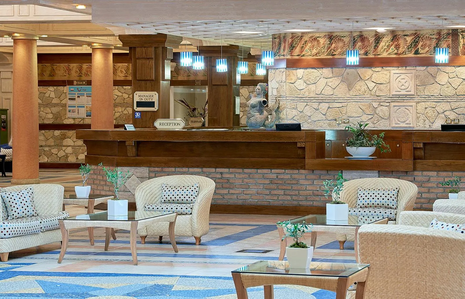 Lobby or reception in Aldemar Olympian Village