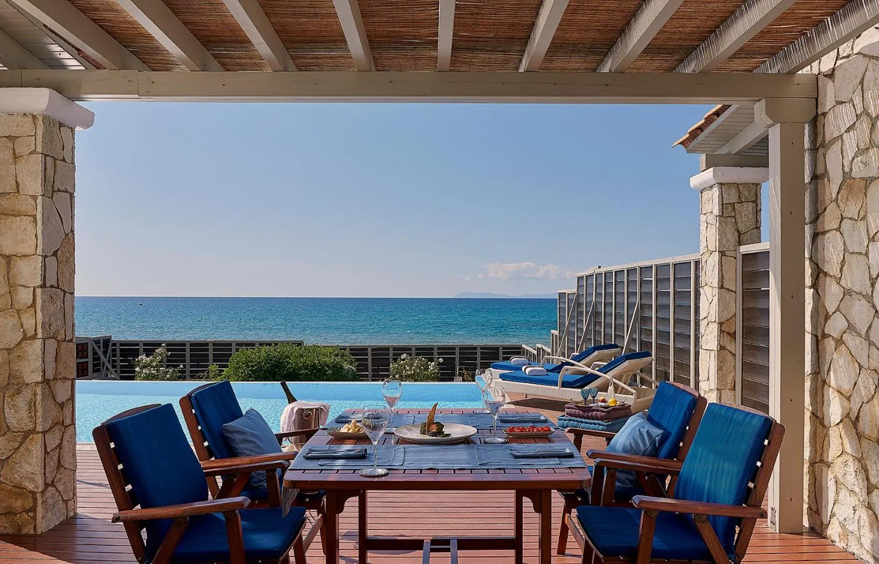 Patio in Aldemar Olympian Village
