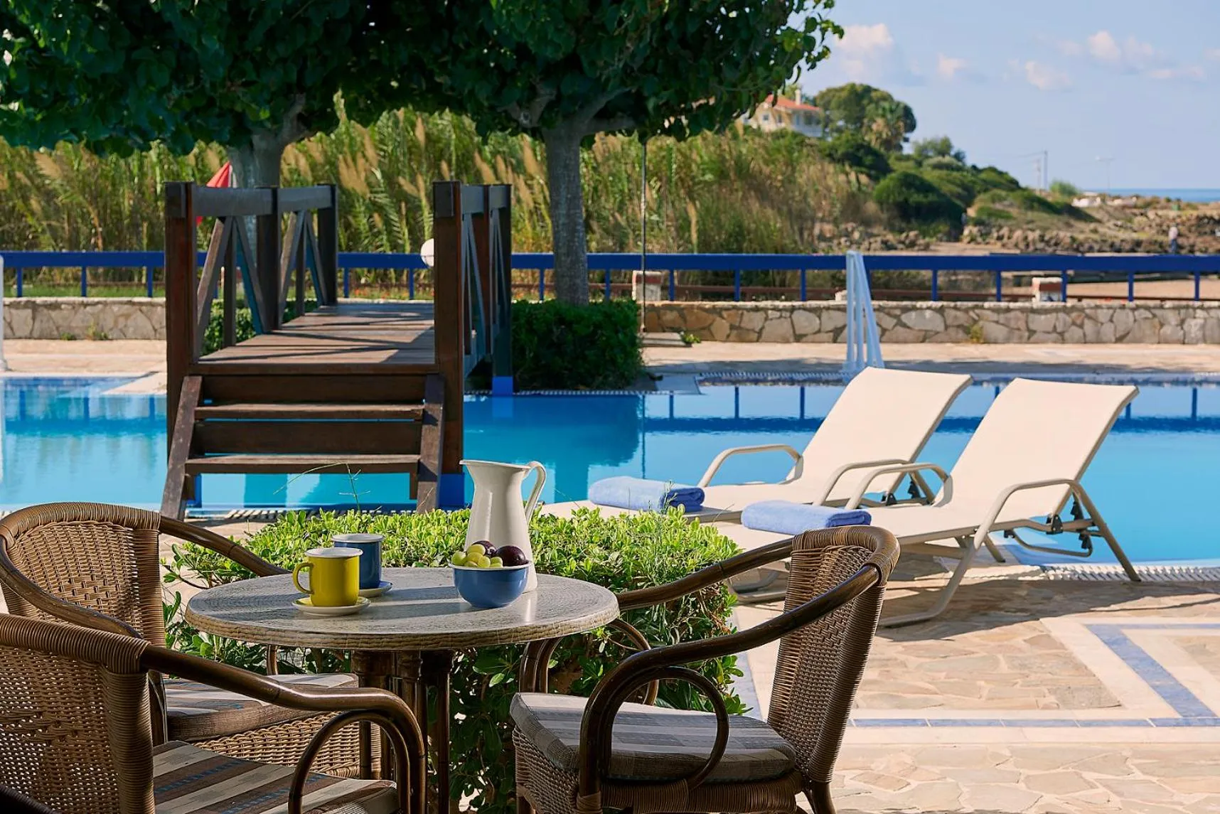 Swimming pool in Aldemar Olympian Village