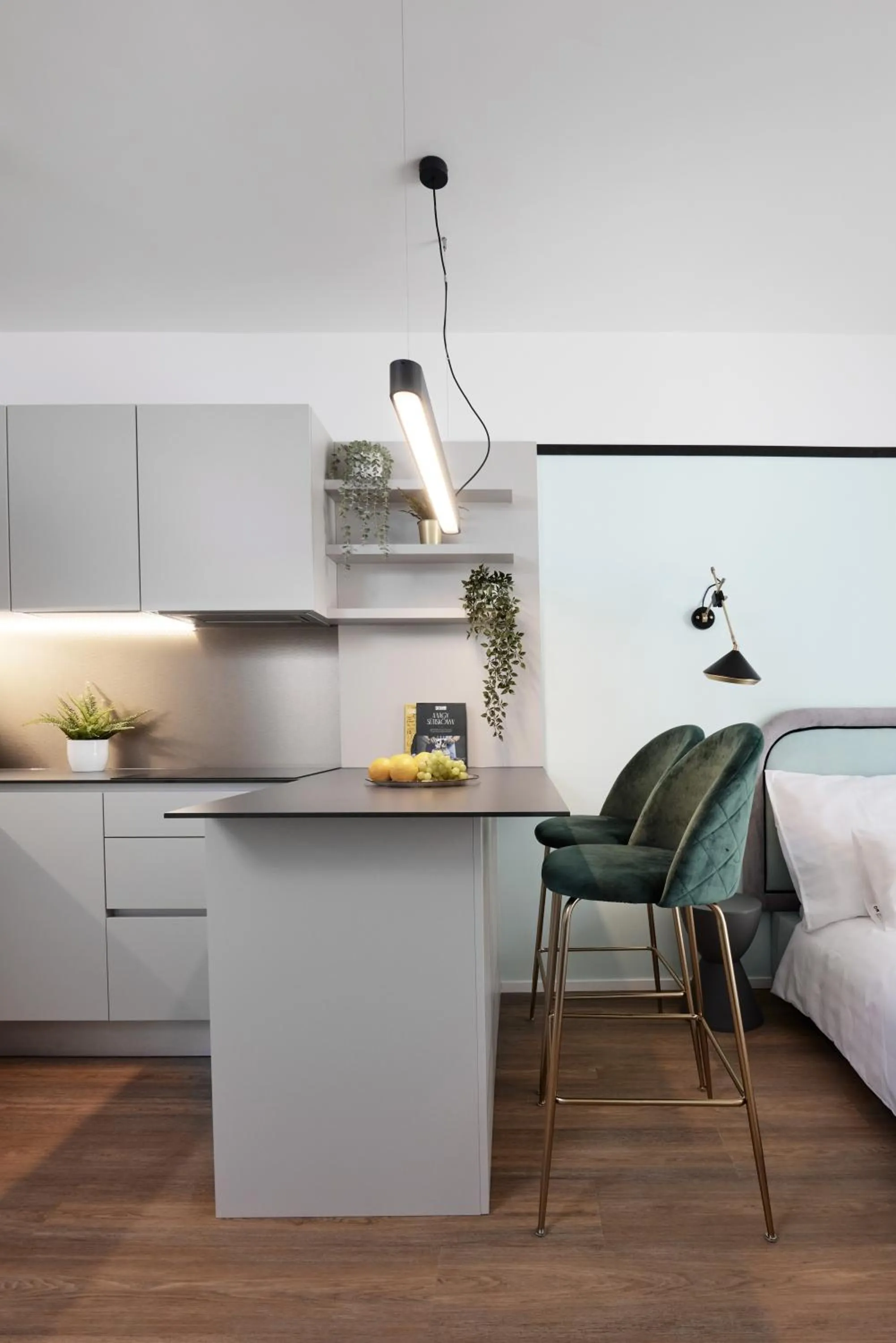 Bed in The Amberlyn Suite Hotel