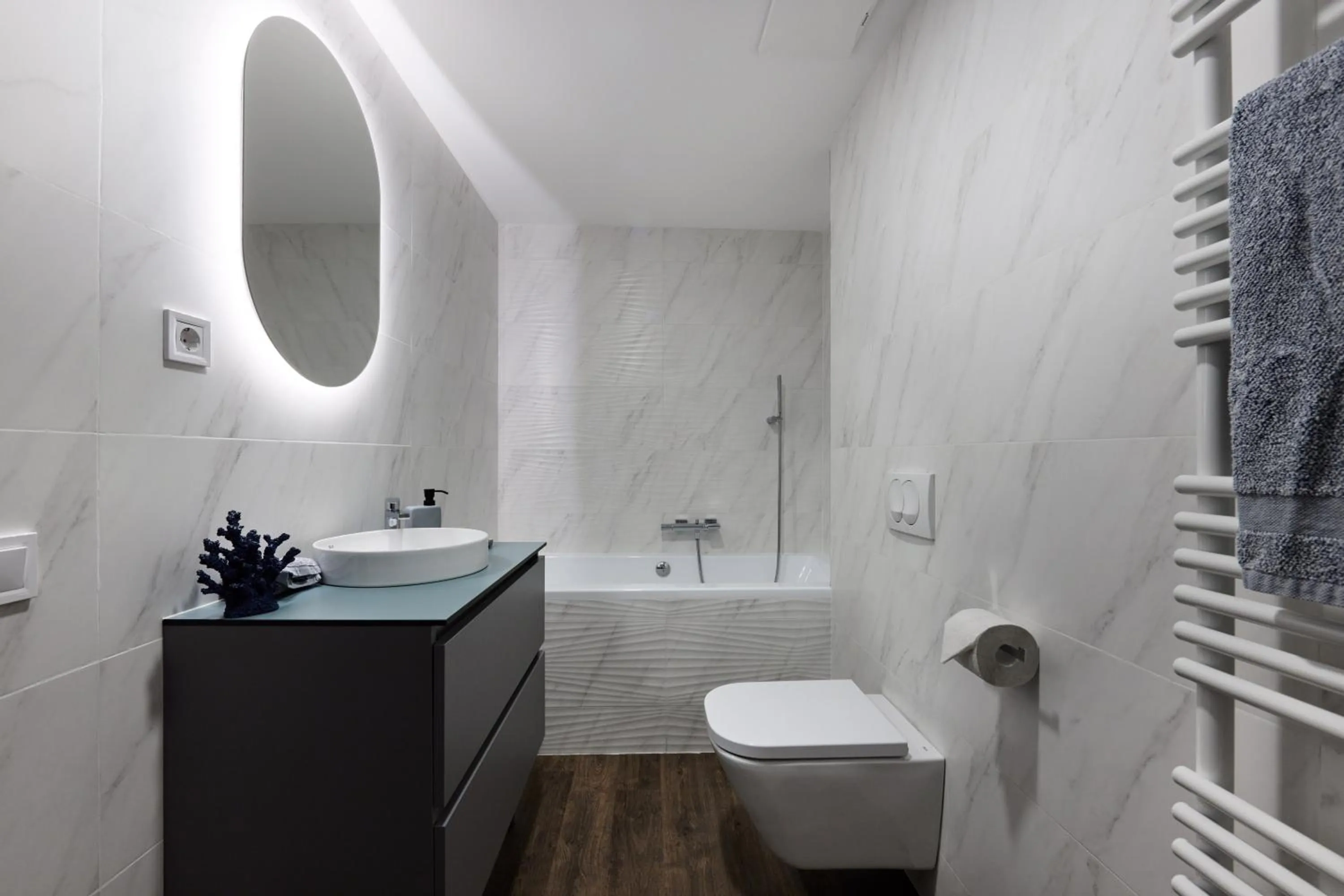 Toilet in The Amberlyn Suite Hotel