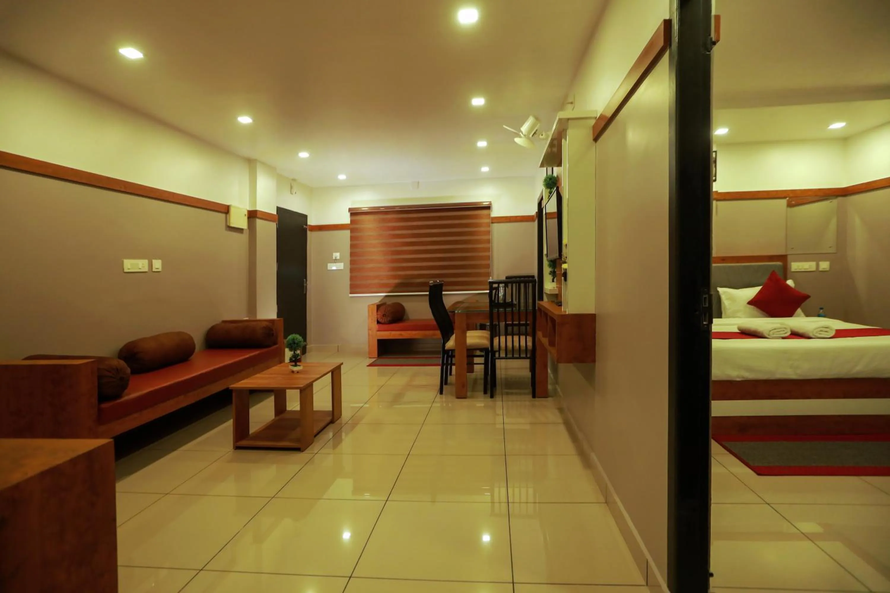 Living room, Bed in The Rosetta Castle