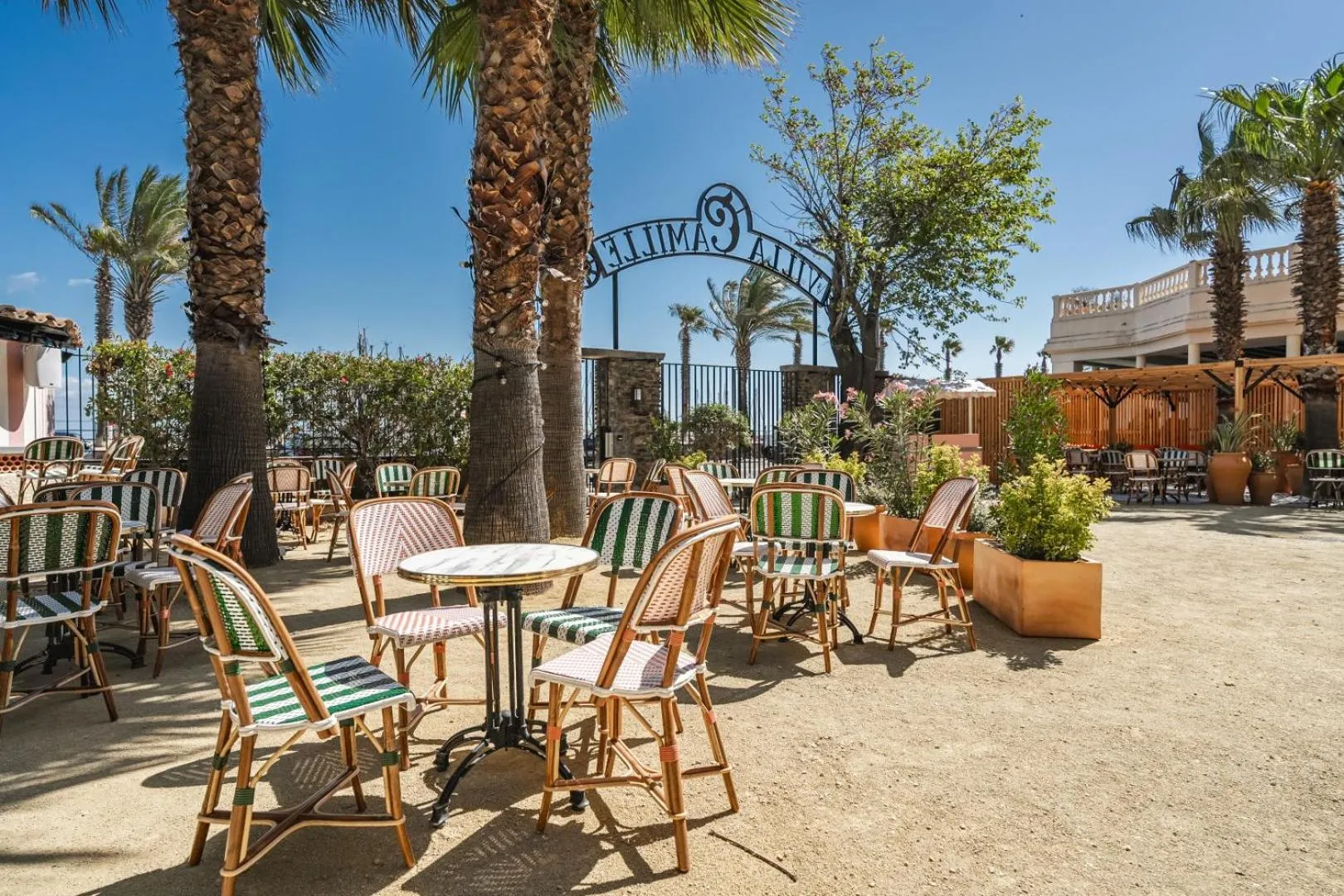 Patio in Villa Camille Hotel & Spa